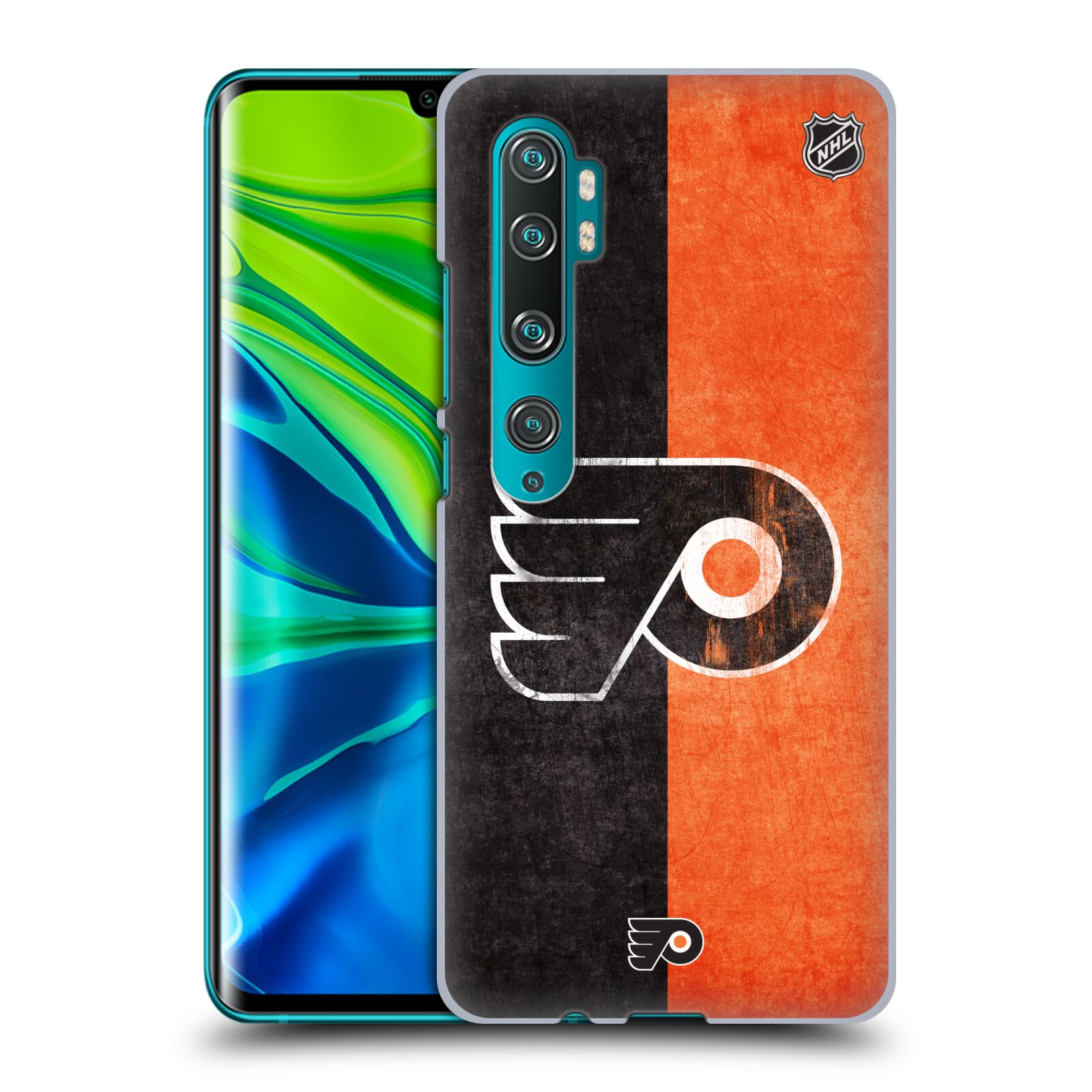 Pouzdro na mobil Xiaomi Mi Note 10 / Mi Note 10 Pro - HEAD CASE - Hokej NHL - Philadelphia Flyers - Znak oldschool