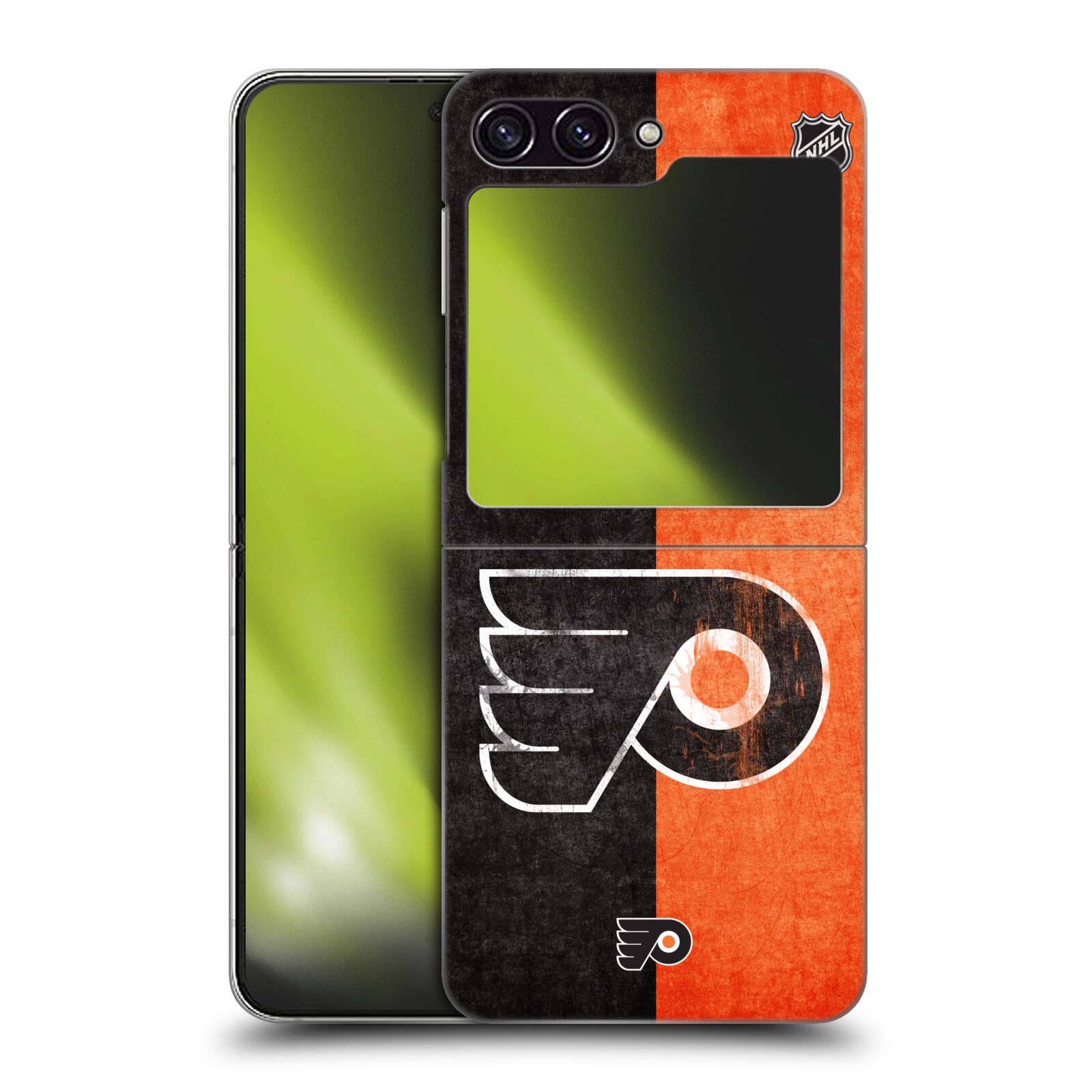 Plastový obal HEAD CASE na mobil Samsung Galaxy Z Flip 5  Hokej NHL - Philadelphia Flyers - Znak oldschool