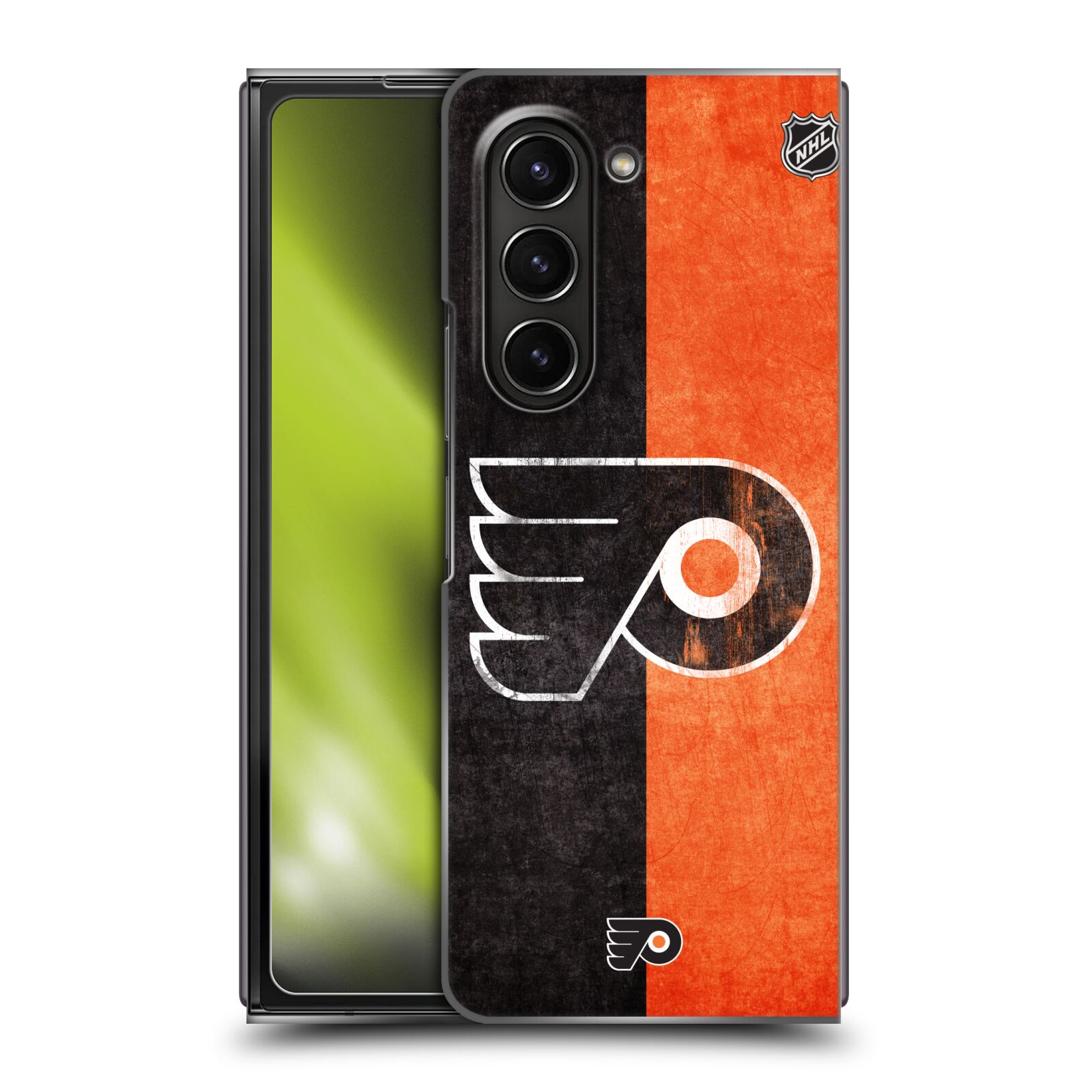 Plastový obal HEAD CASE na mobil Samsung Galaxy Z Fold 5  Hokej NHL - Philadelphia Flyers - Znak oldschool