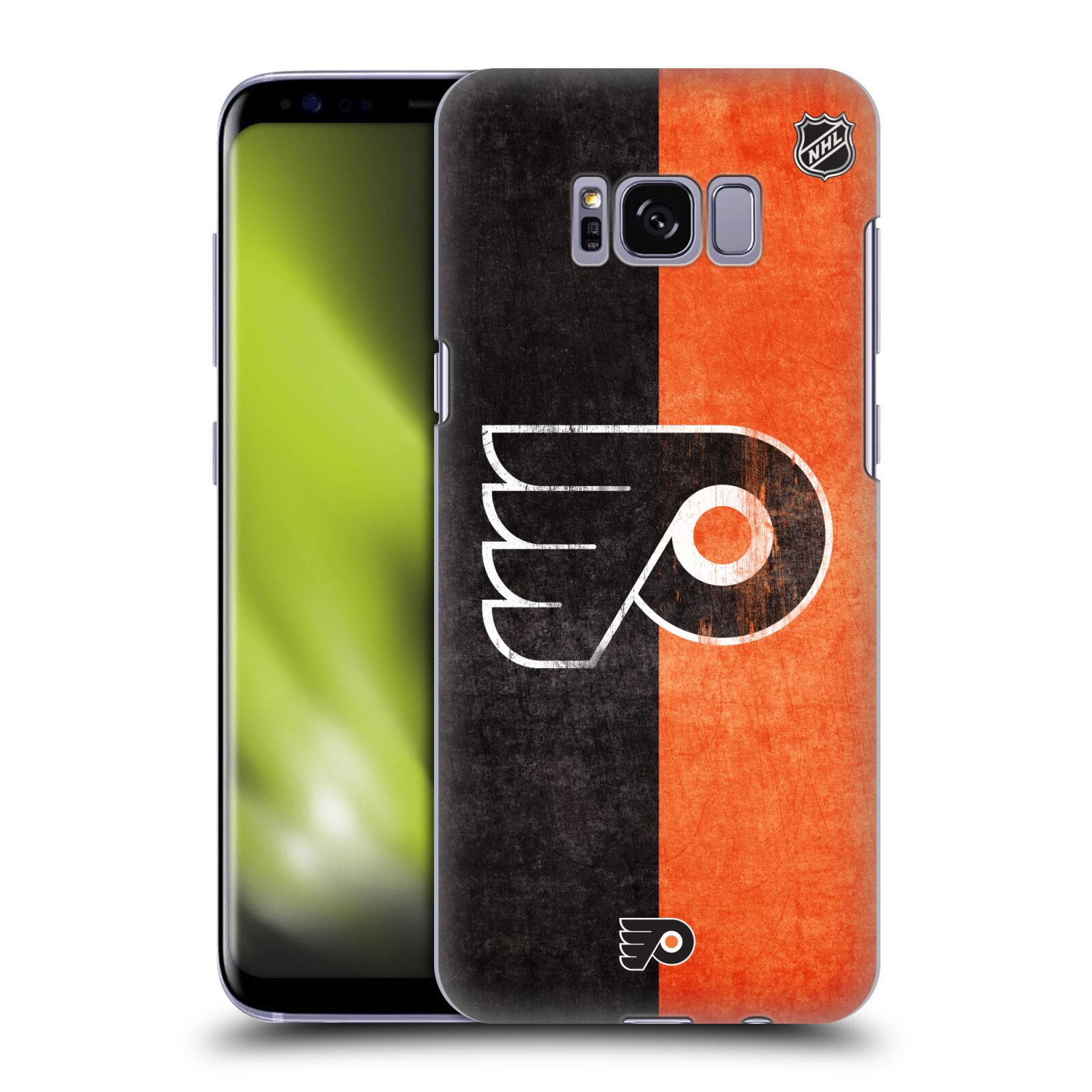 Pouzdro na mobil Samsung Galaxy S8 - HEAD CASE - Hokej NHL - Philadelphia Flyers - Znak oldschool