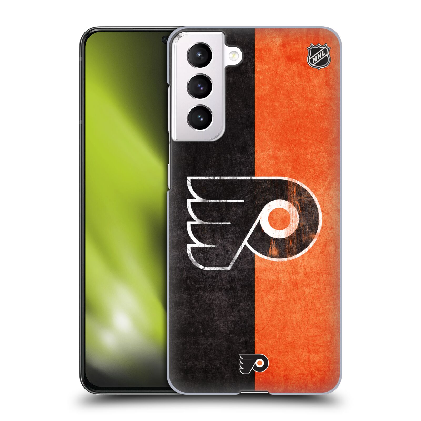 Pouzdro na mobil Samsung Galaxy S21 5G - HEAD CASE - Hokej NHL - Philadelphia Flyers - Znak oldschool