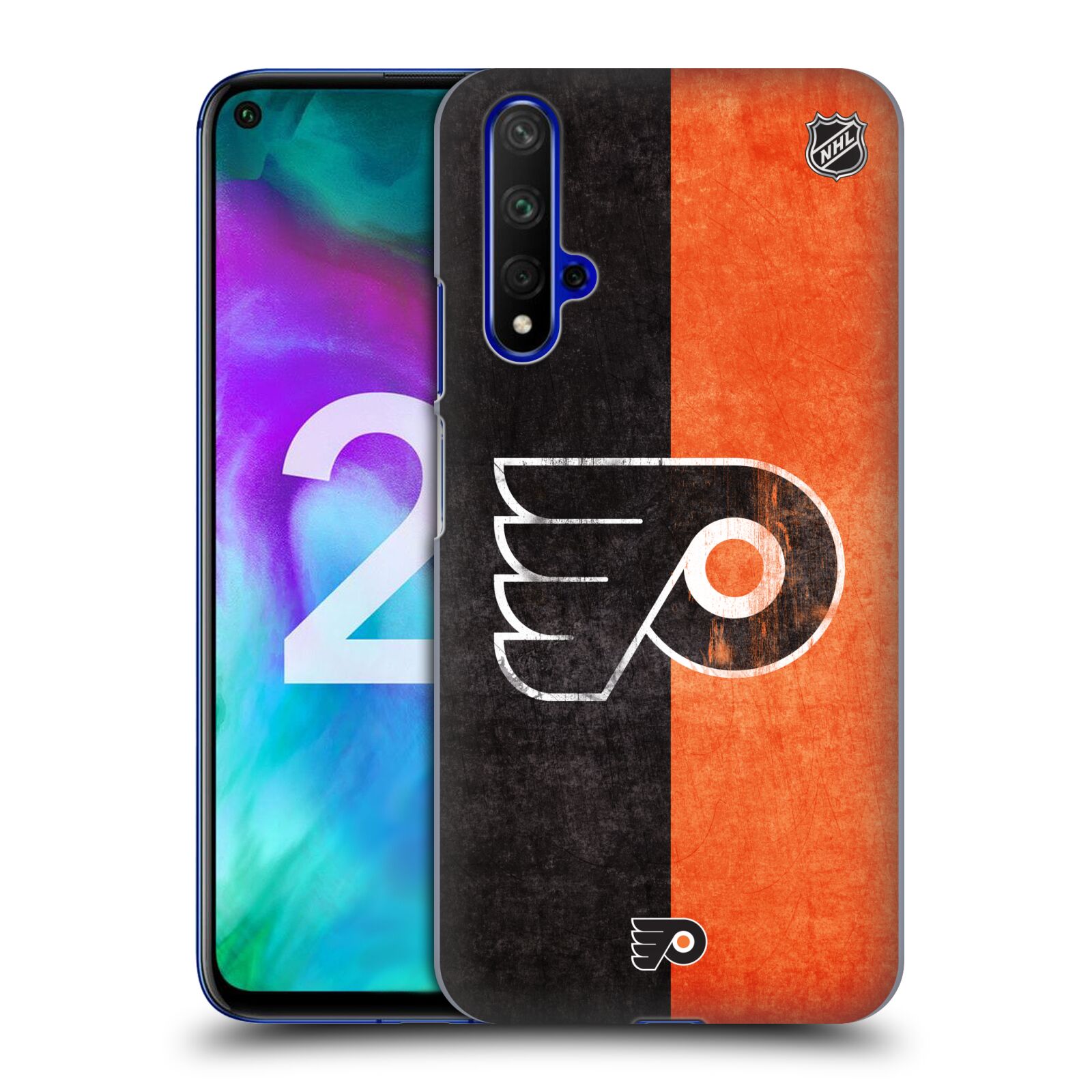 Pouzdro na mobil HONOR 20 - HEAD CASE - Hokej NHL - Philadelphia Flyers - Znak oldschool