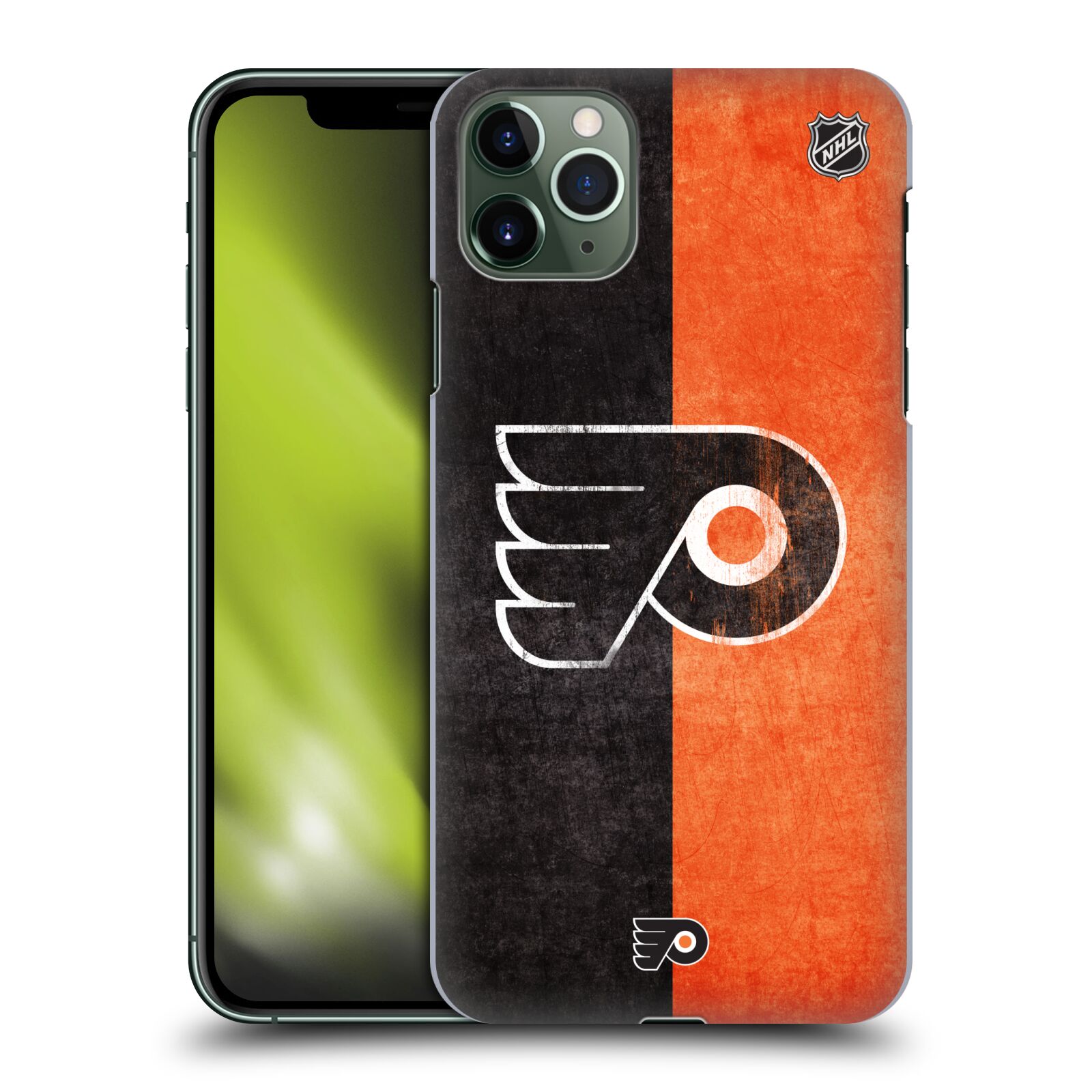 Pouzdro na mobil Apple Iphone 11 PRO MAX - HEAD CASE - Hokej NHL - Philadelphia Flyers - Znak oldschool