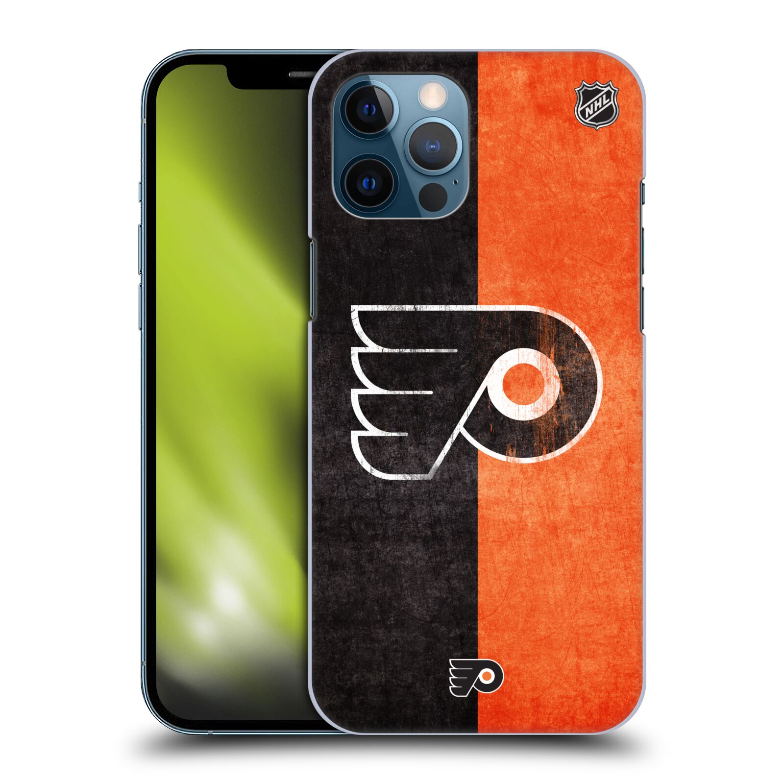 Pouzdro na mobil Apple Iphone 12 PRO MAX - HEAD CASE - Hokej NHL - Philadelphia Flyers - Znak oldschool