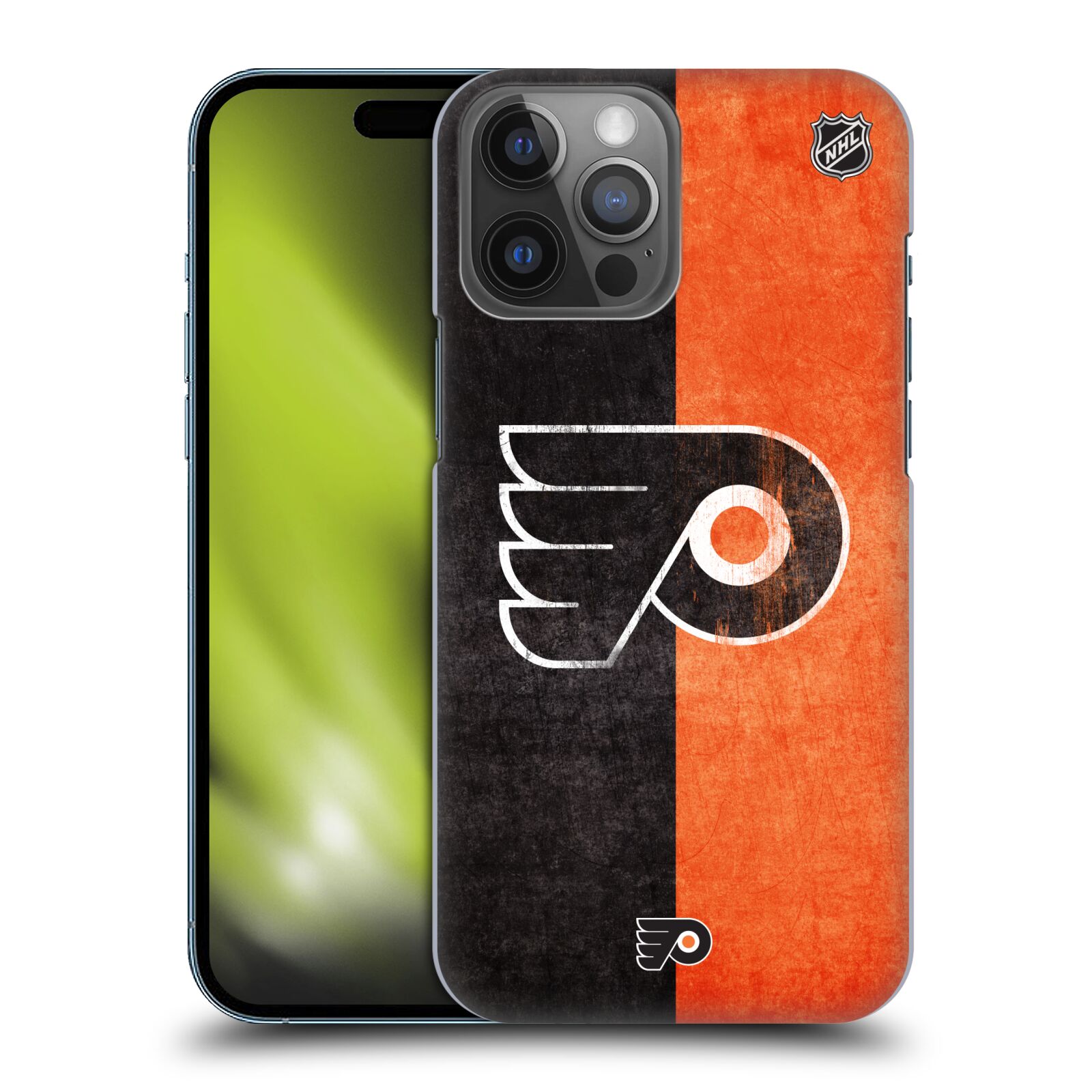 Pouzdro na mobil Apple Iphone 14 PRO MAX - HEAD CASE - Hokej NHL - Philadelphia Flyers - Znak oldschool