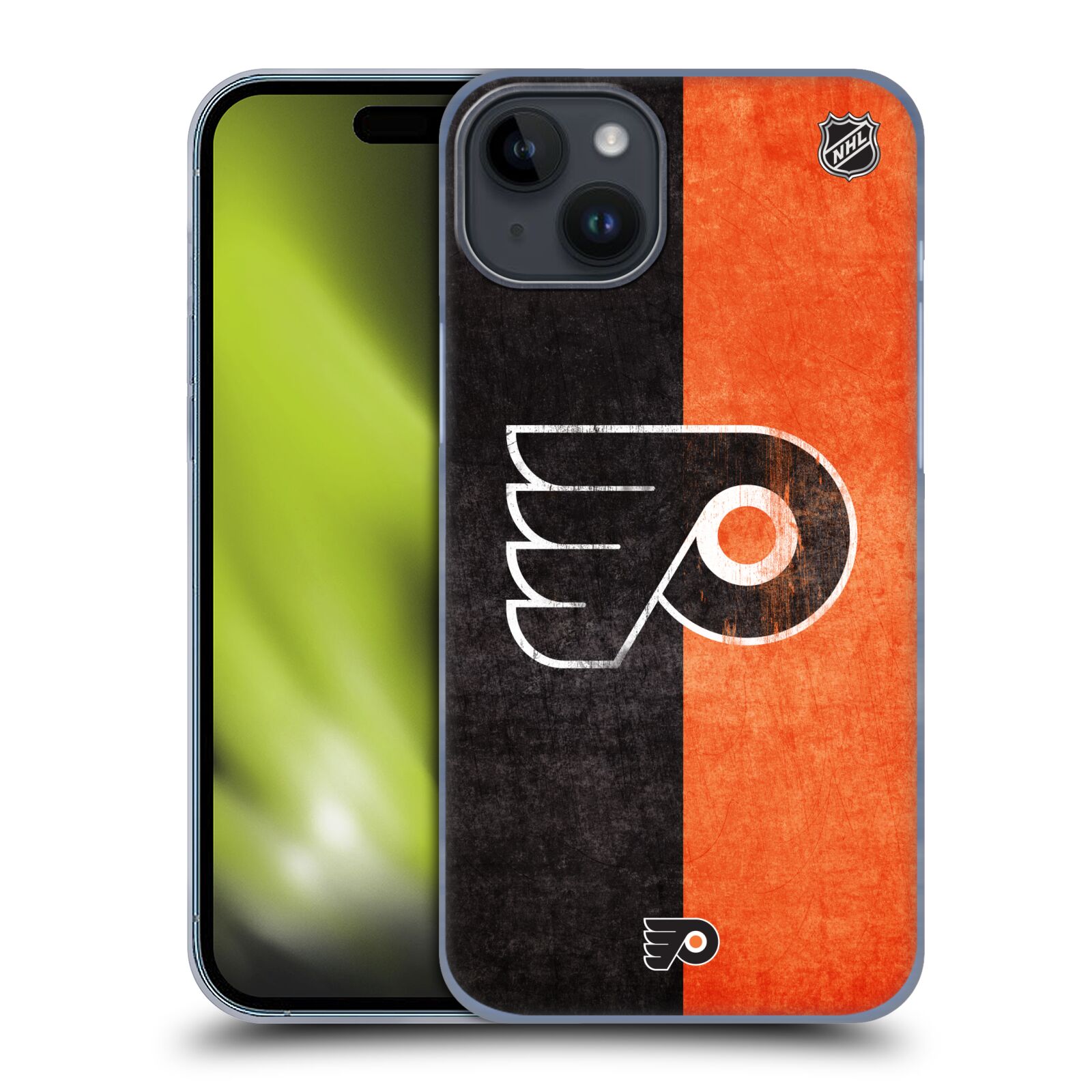 Plastový obal HEAD CASE na mobil Apple Iphone 15 PLUS  Hokej NHL - Philadelphia Flyers - Znak oldschool