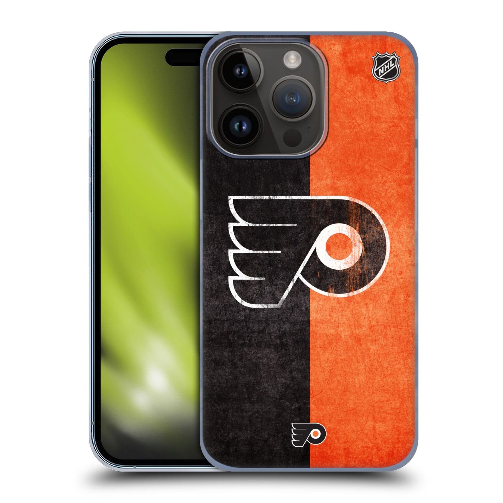 Plastový obal HEAD CASE na mobil Apple Iphone 15 Pro  Hokej NHL - Philadelphia Flyers - Znak oldschool