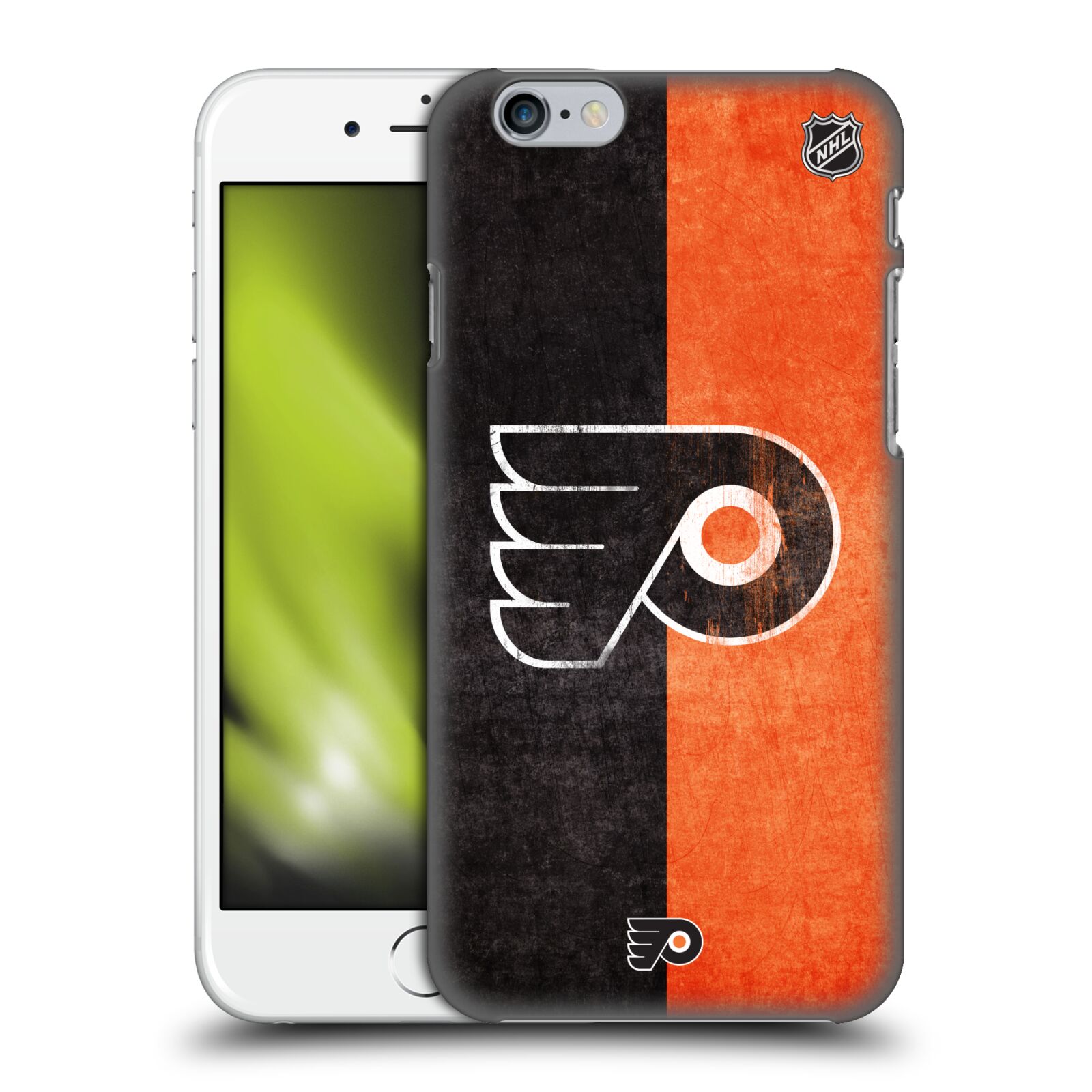 Pouzdro na mobil Apple Iphone 6/6S - HEAD CASE - Hokej NHL - Philadelphia Flyers - Znak oldschool