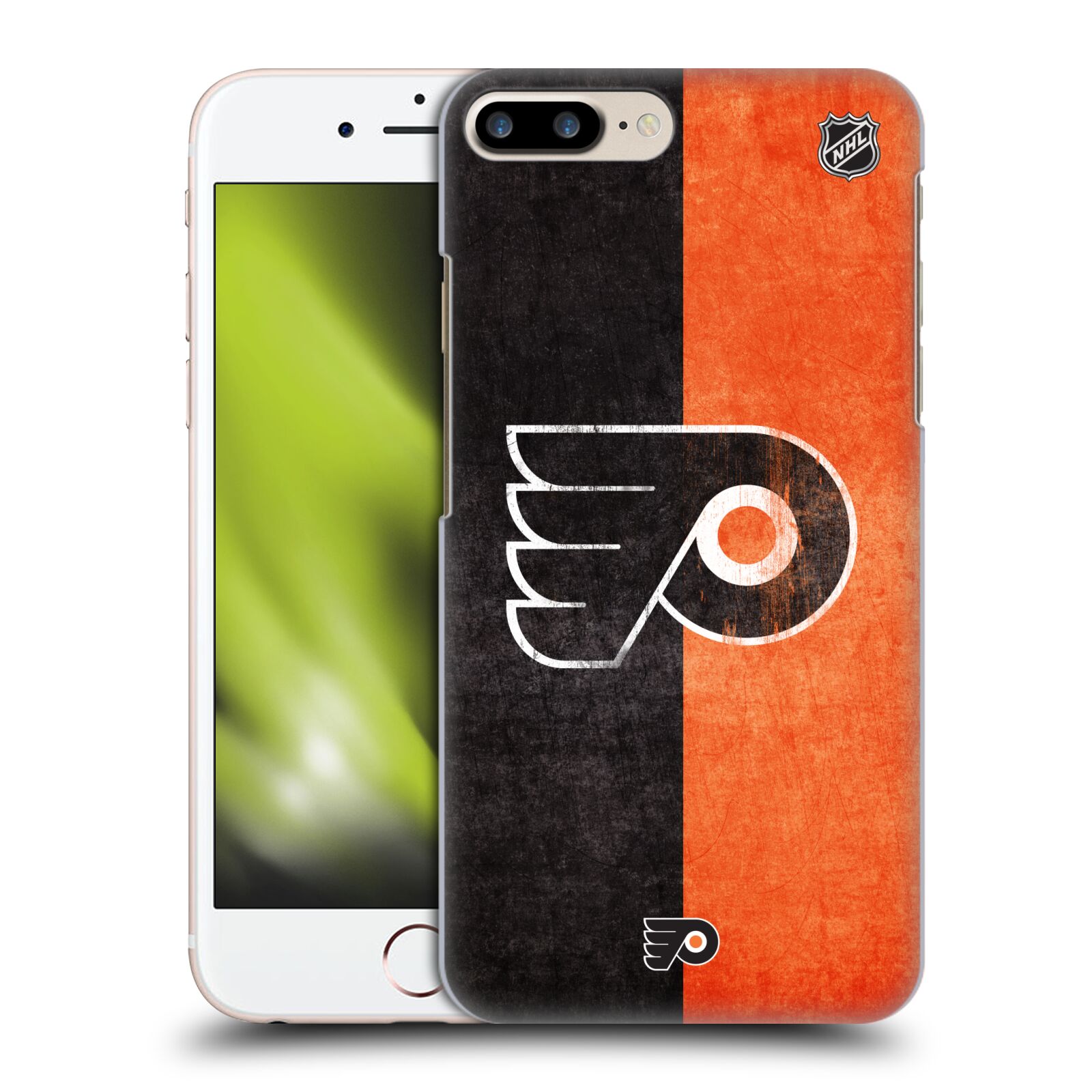 Pouzdro na mobil Apple Iphone 7/8 PLUS - HEAD CASE - Hokej NHL - Philadelphia Flyers - Znak oldschool