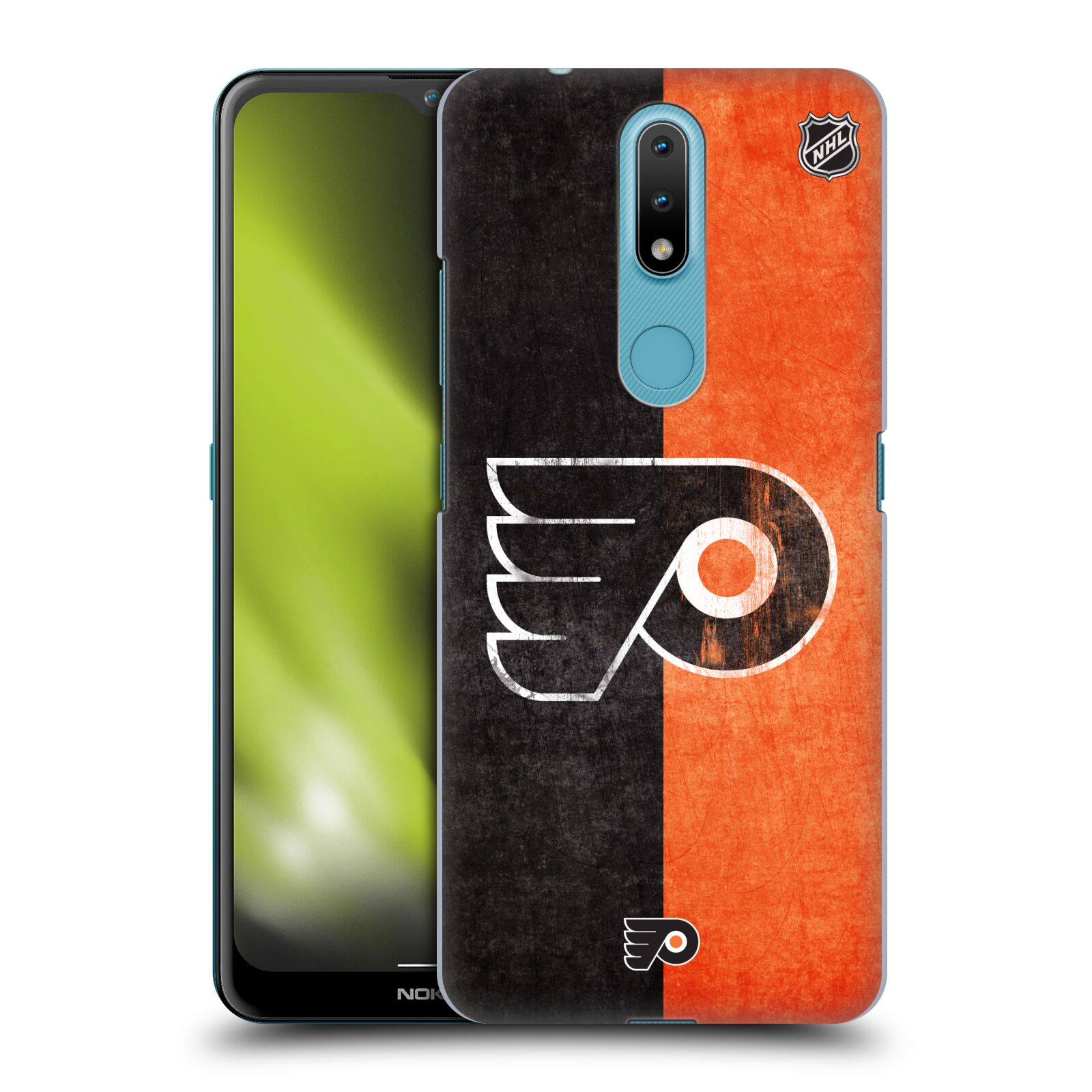 Pouzdro na mobil Nokia 2.4 - HEAD CASE - Hokej NHL - Philadelphia Flyers - Znak oldschool