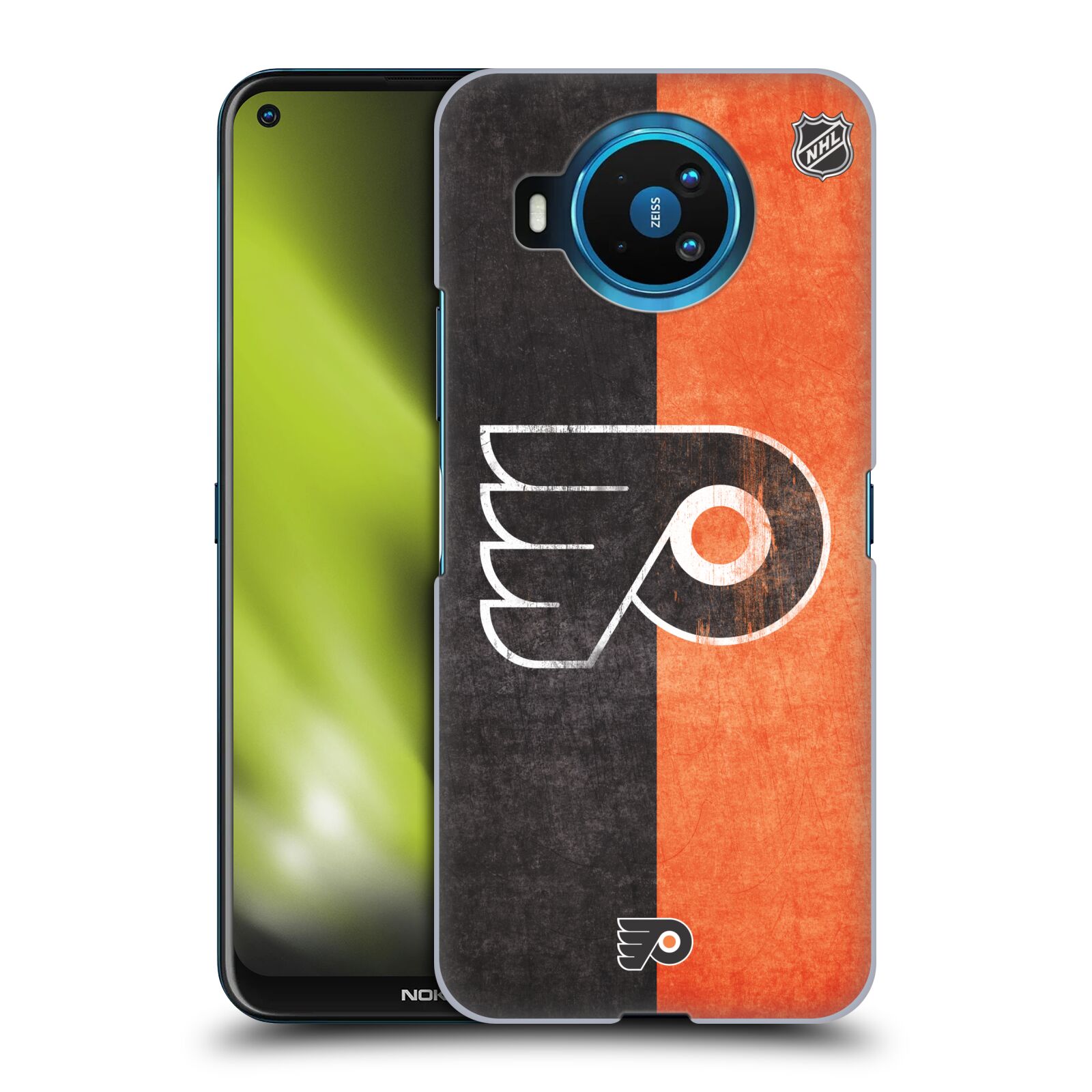 Pouzdro na mobil NOKIA 8.3 - HEAD CASE - Hokej NHL - Philadelphia Flyers - Znak oldschool