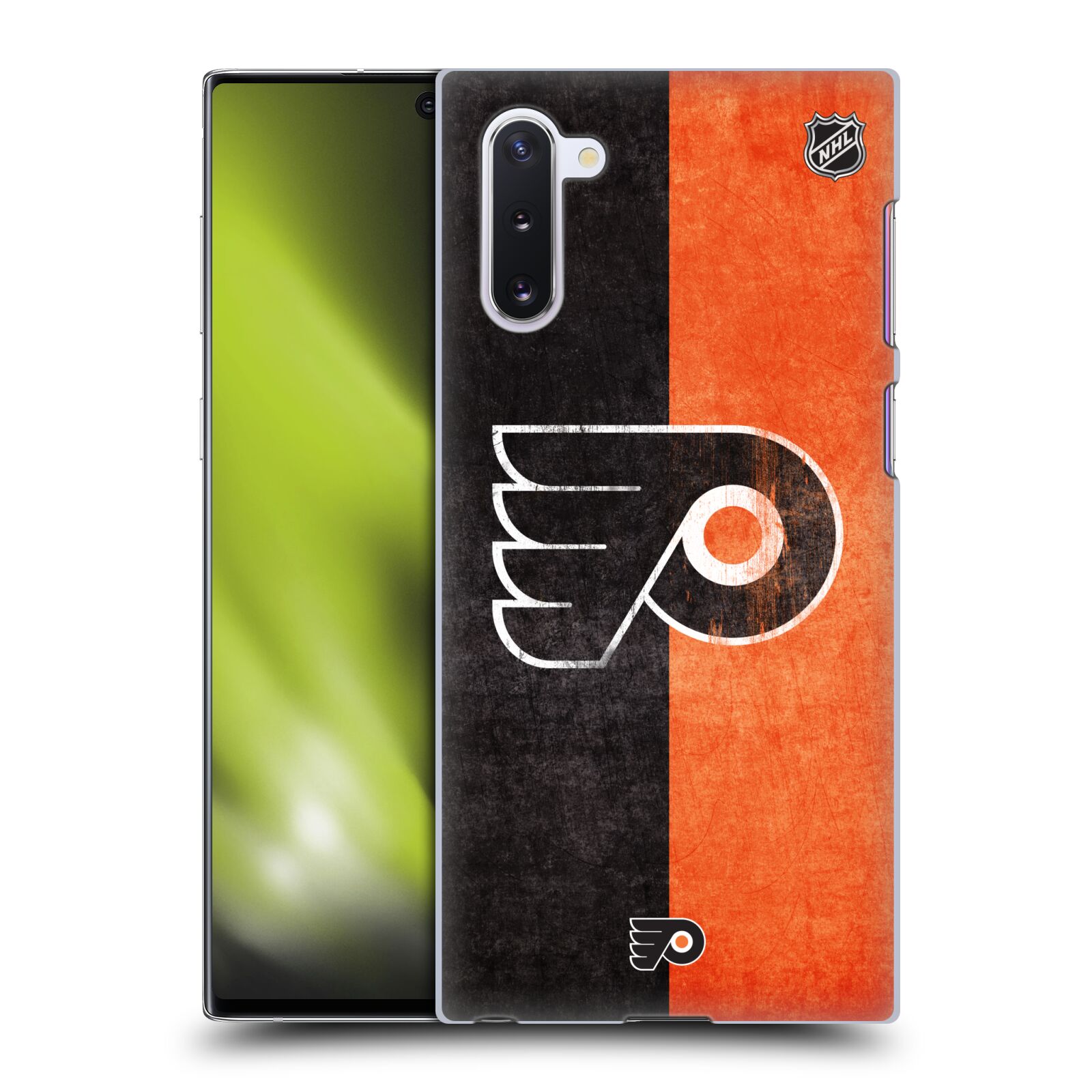 Pouzdro na mobil Samsung Galaxy Note 10 - HEAD CASE - Hokej NHL - Philadelphia Flyers - Znak oldschool