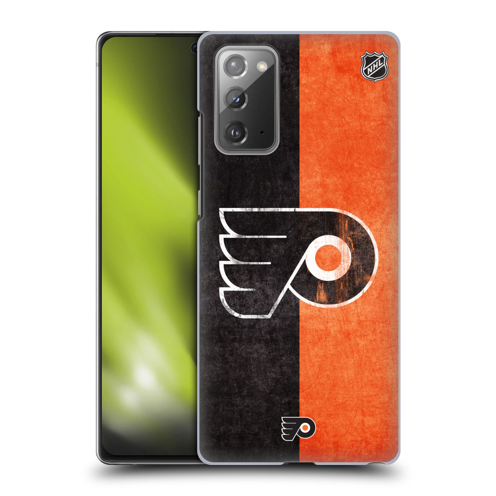 Pouzdro na mobil Samsung Galaxy Note 20 - HEAD CASE - Hokej NHL - Philadelphia Flyers - Znak oldschool