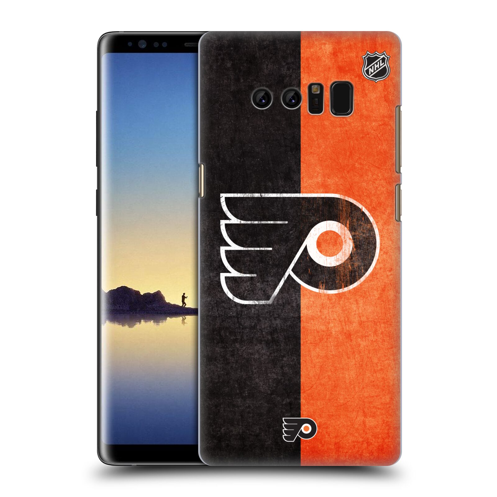 Pouzdro na mobil Samsung Galaxy Note 8 - HEAD CASE - Hokej NHL - Philadelphia Flyers - Znak oldschool