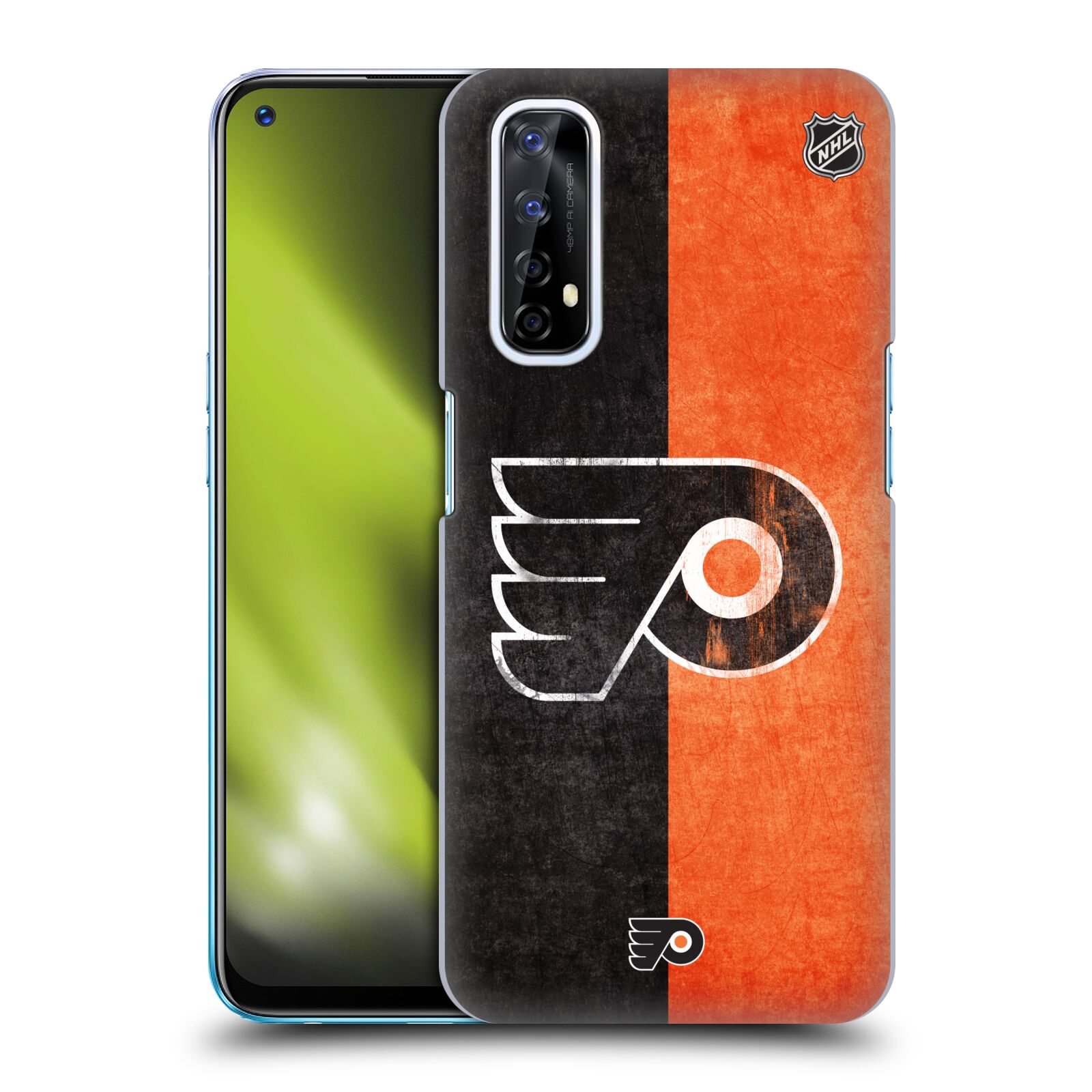 Pouzdro na mobil Realme 7 - HEAD CASE - Hokej NHL - Philadelphia Flyers - Znak oldschool