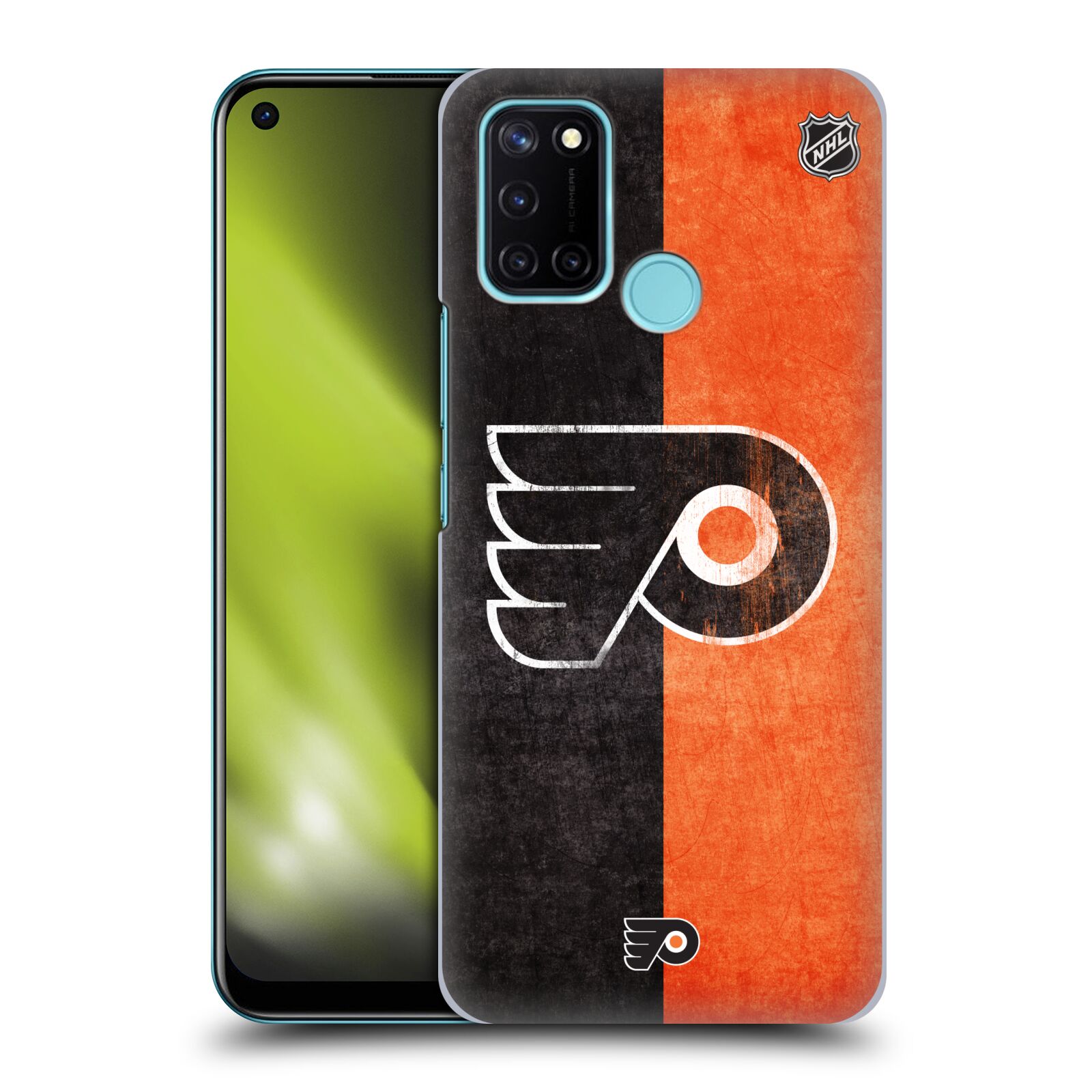 Pouzdro na mobil Realme 7i / Realme C17 - HEAD CASE - Hokej NHL - Philadelphia Flyers - Znak oldschool