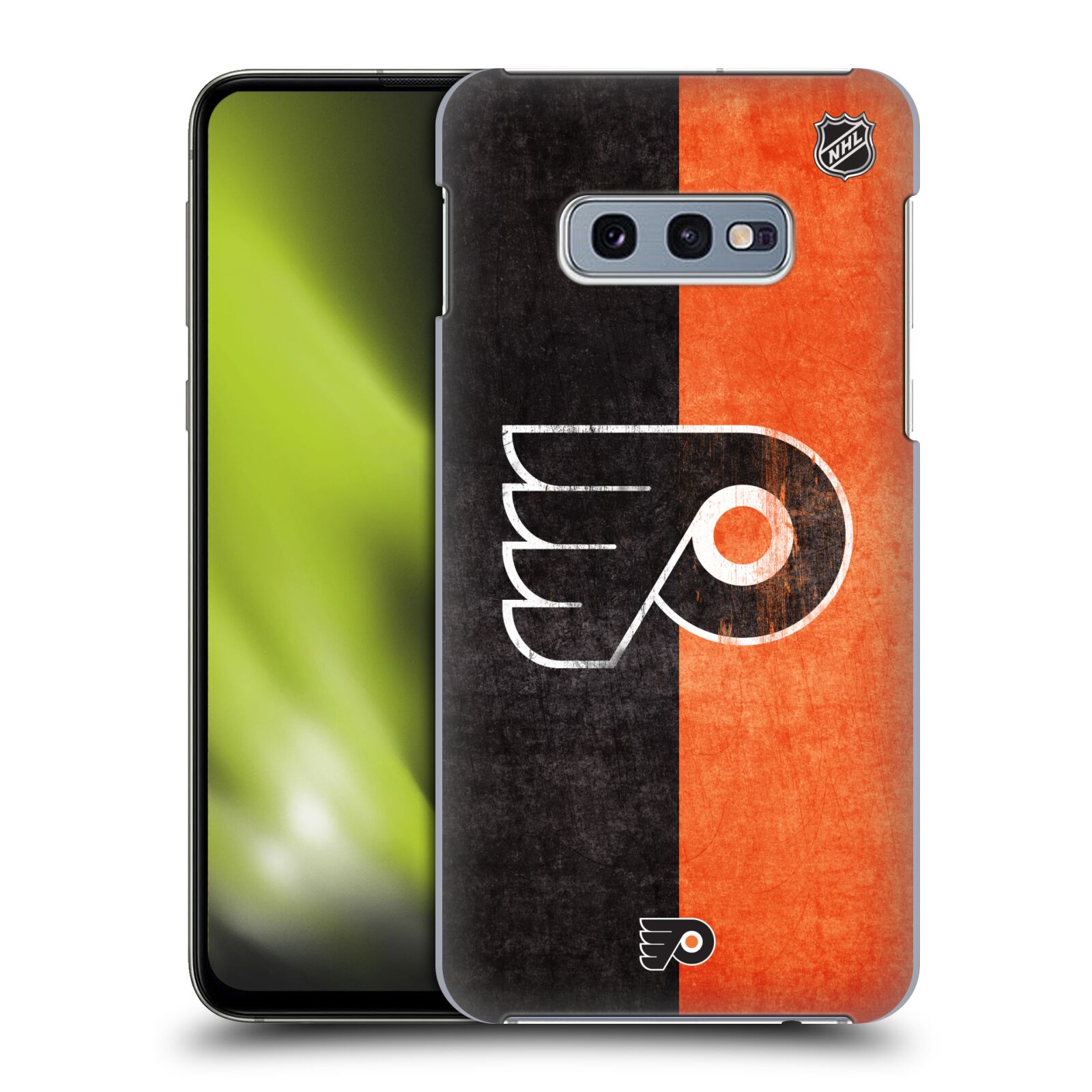 Pouzdro na mobil Samsung Galaxy S10e - HEAD CASE - Hokej NHL - Philadelphia Flyers - Znak oldschool