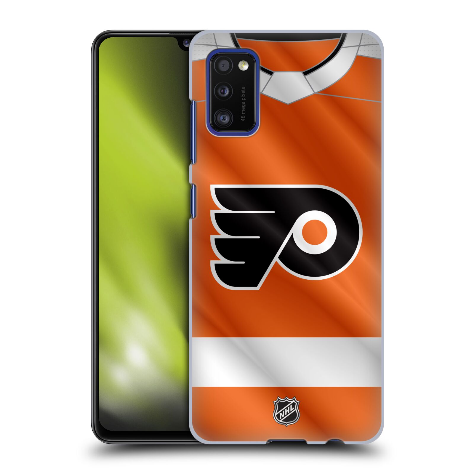 Pouzdro na mobil Samsung Galaxy A41 - HEAD CASE - Hokej NHL - Philadelphia Flyers - Dres
