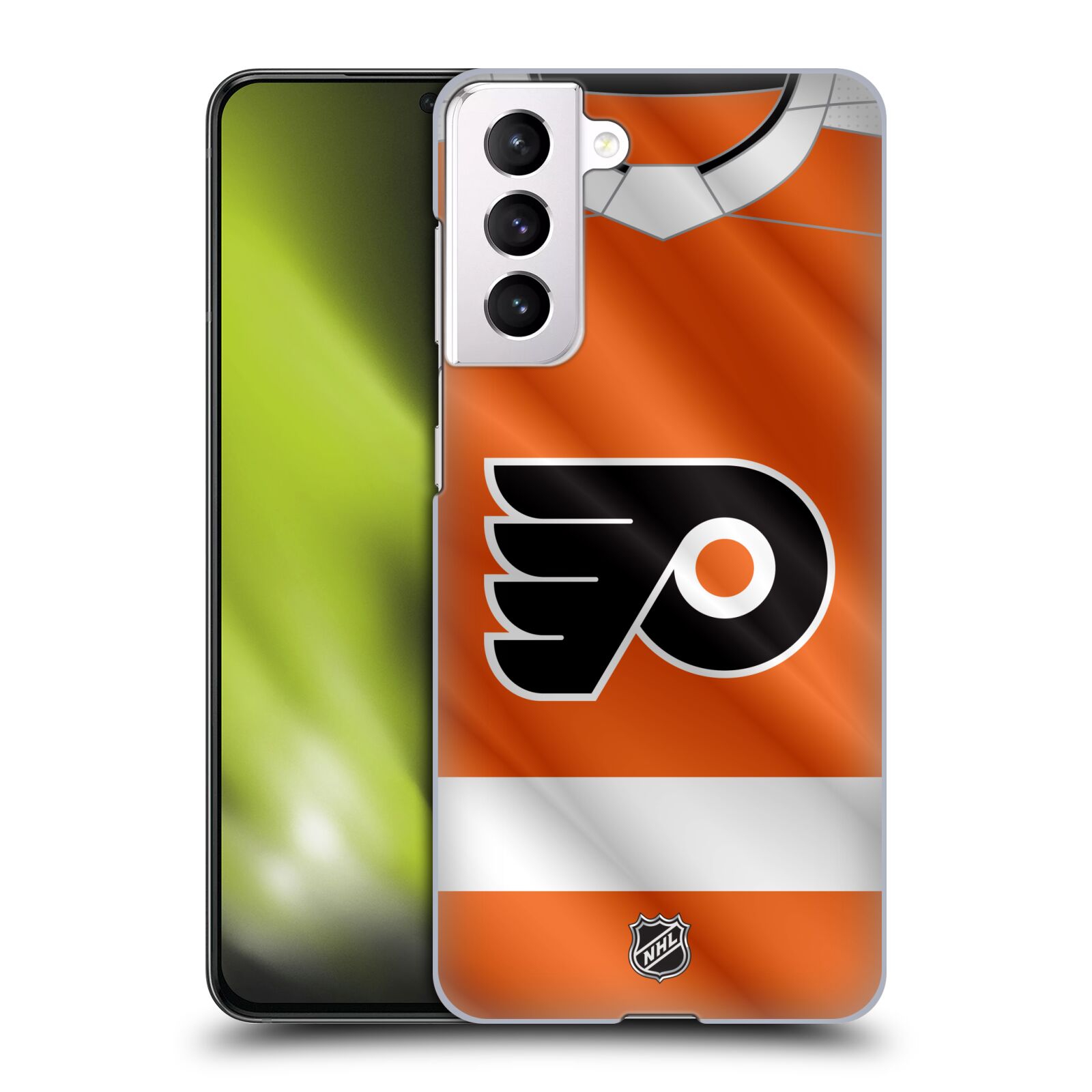 Pouzdro na mobil Samsung Galaxy S21 5G - HEAD CASE - Hokej NHL - Philadelphia Flyers - Dres