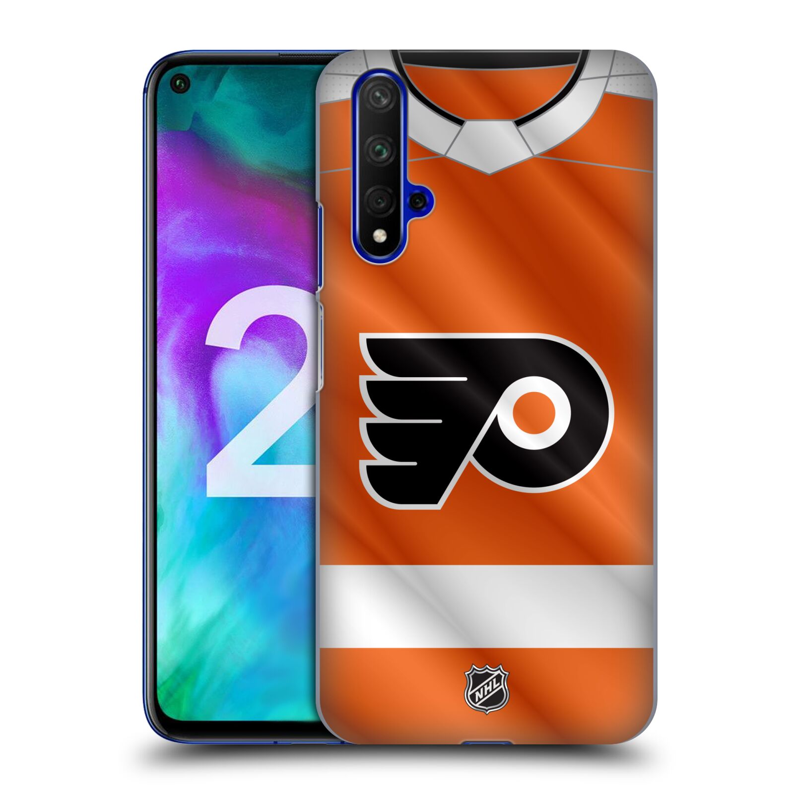 Pouzdro na mobil HONOR 20 - HEAD CASE - Hokej NHL - Philadelphia Flyers - Dres