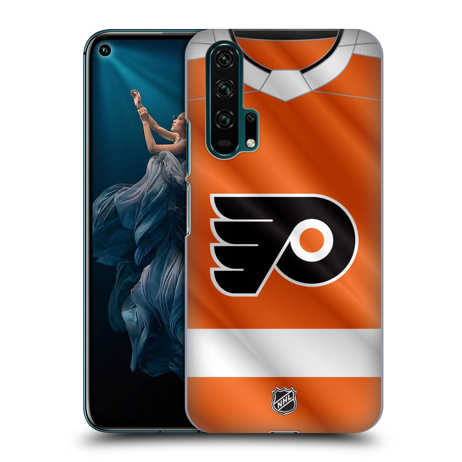 Pouzdro na mobil HONOR 20 PRO - HEAD CASE - Hokej NHL - Philadelphia Flyers - Dres
