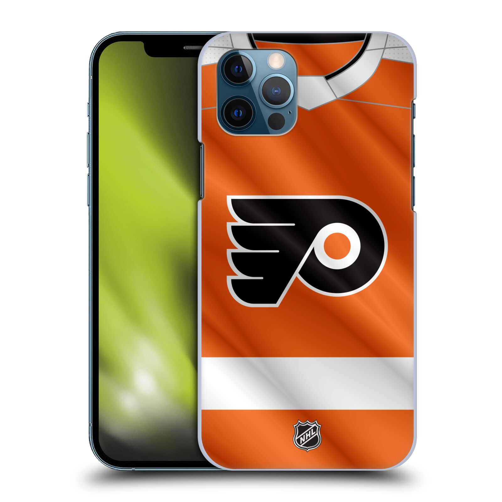 Pouzdro na mobil Apple Iphone 12 / 12 PRO - HEAD CASE - Hokej NHL - Philadelphia Flyers - Dres