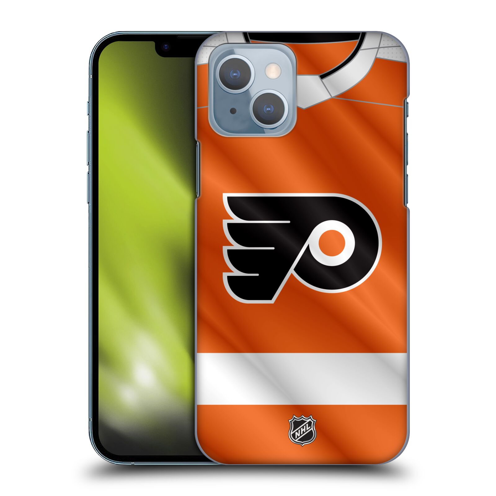 Pouzdro na mobil Apple Iphone 14 - HEAD CASE - Hokej NHL - Philadelphia Flyers - Dres