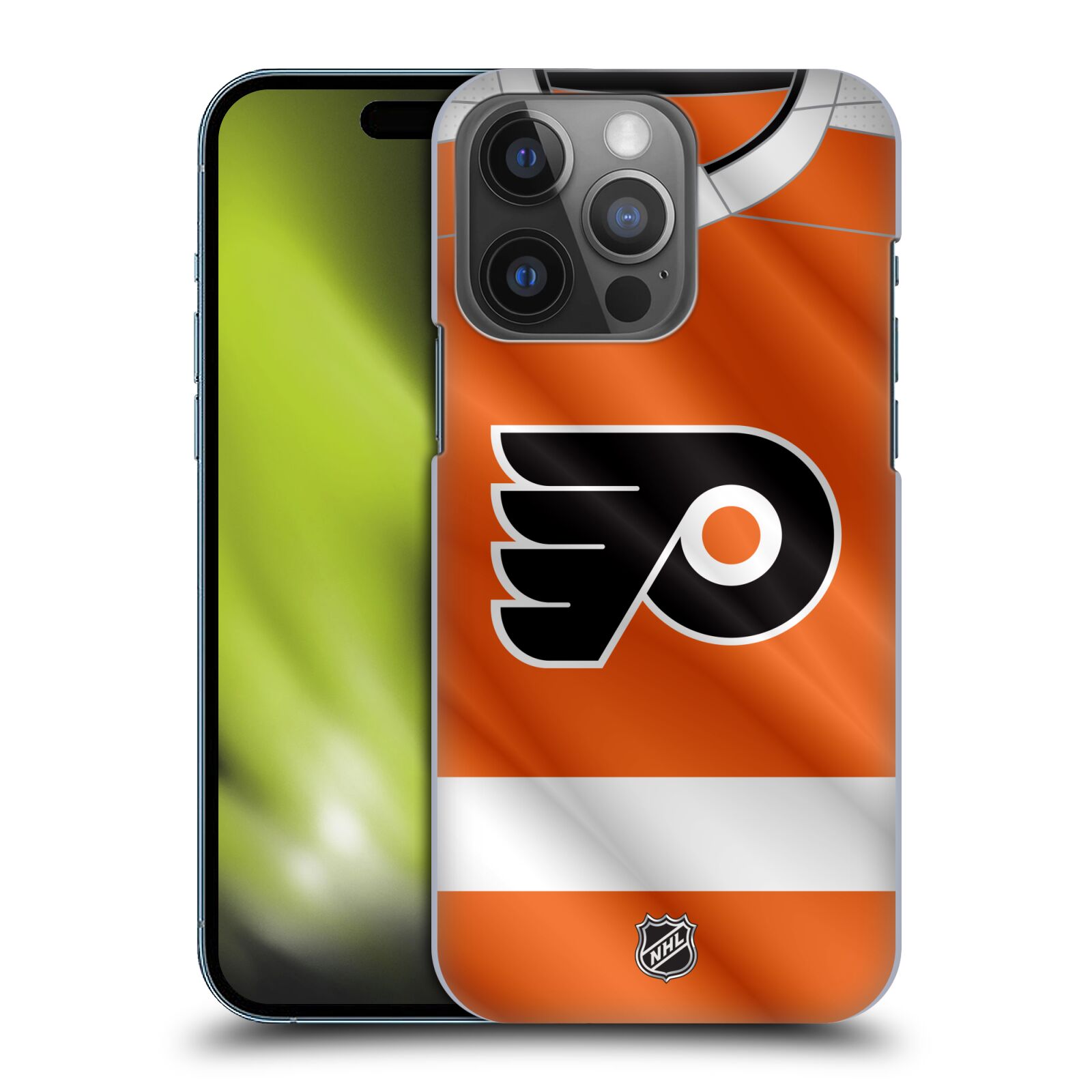 Pouzdro na mobil Apple Iphone 14 PRO - HEAD CASE - Hokej NHL - Philadelphia Flyers - Dres