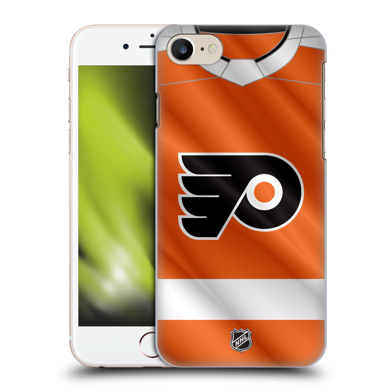 Pouzdro na mobil Apple Iphone 7/8 - HEAD CASE - Hokej NHL - Philadelphia Flyers - Dres