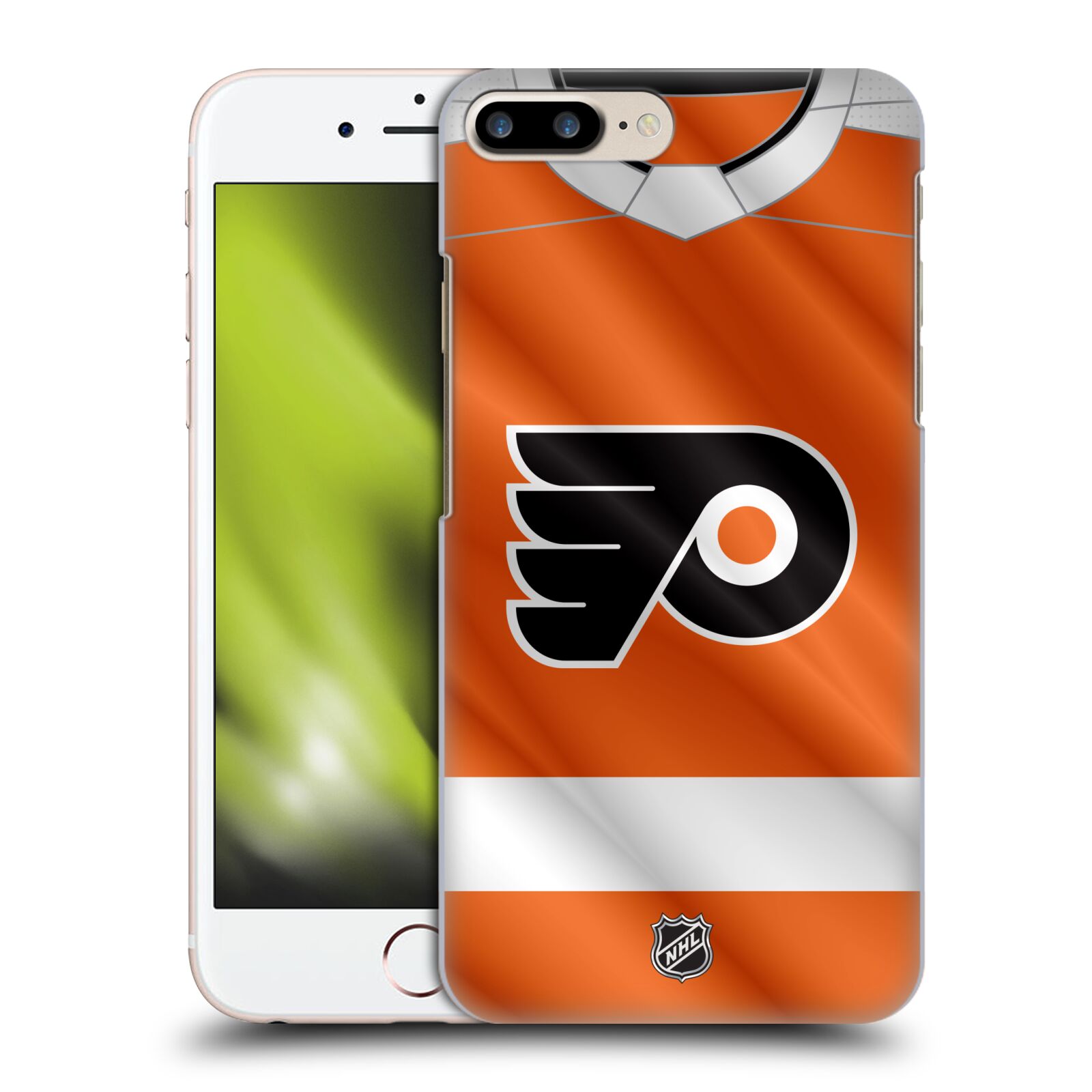 Pouzdro na mobil Apple Iphone 7/8 PLUS - HEAD CASE - Hokej NHL - Philadelphia Flyers - Dres
