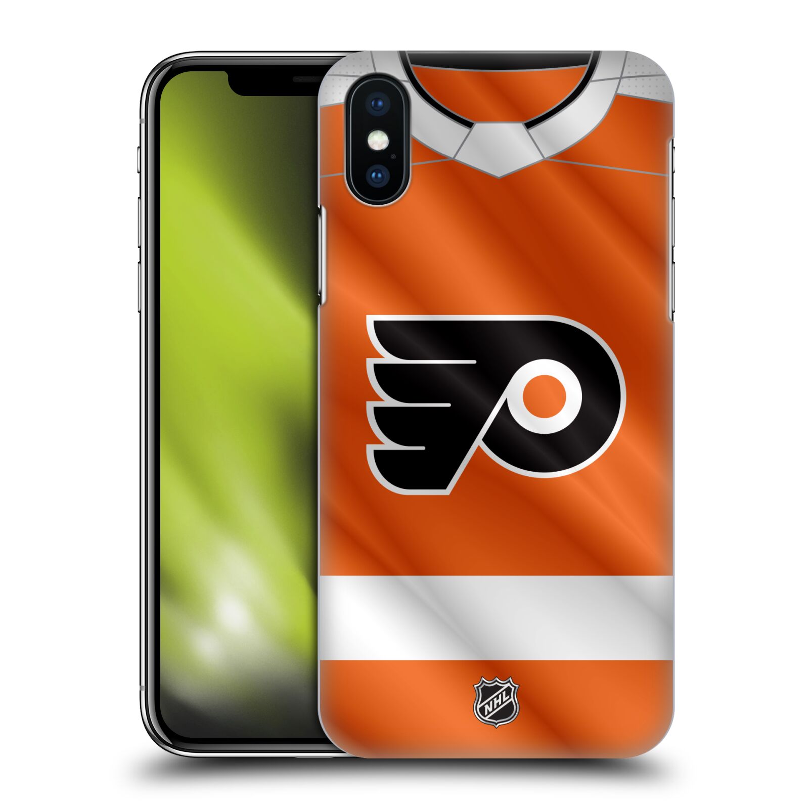 Pouzdro na mobil Apple Iphone X/XS - HEAD CASE - Hokej NHL - Philadelphia Flyers - Dres