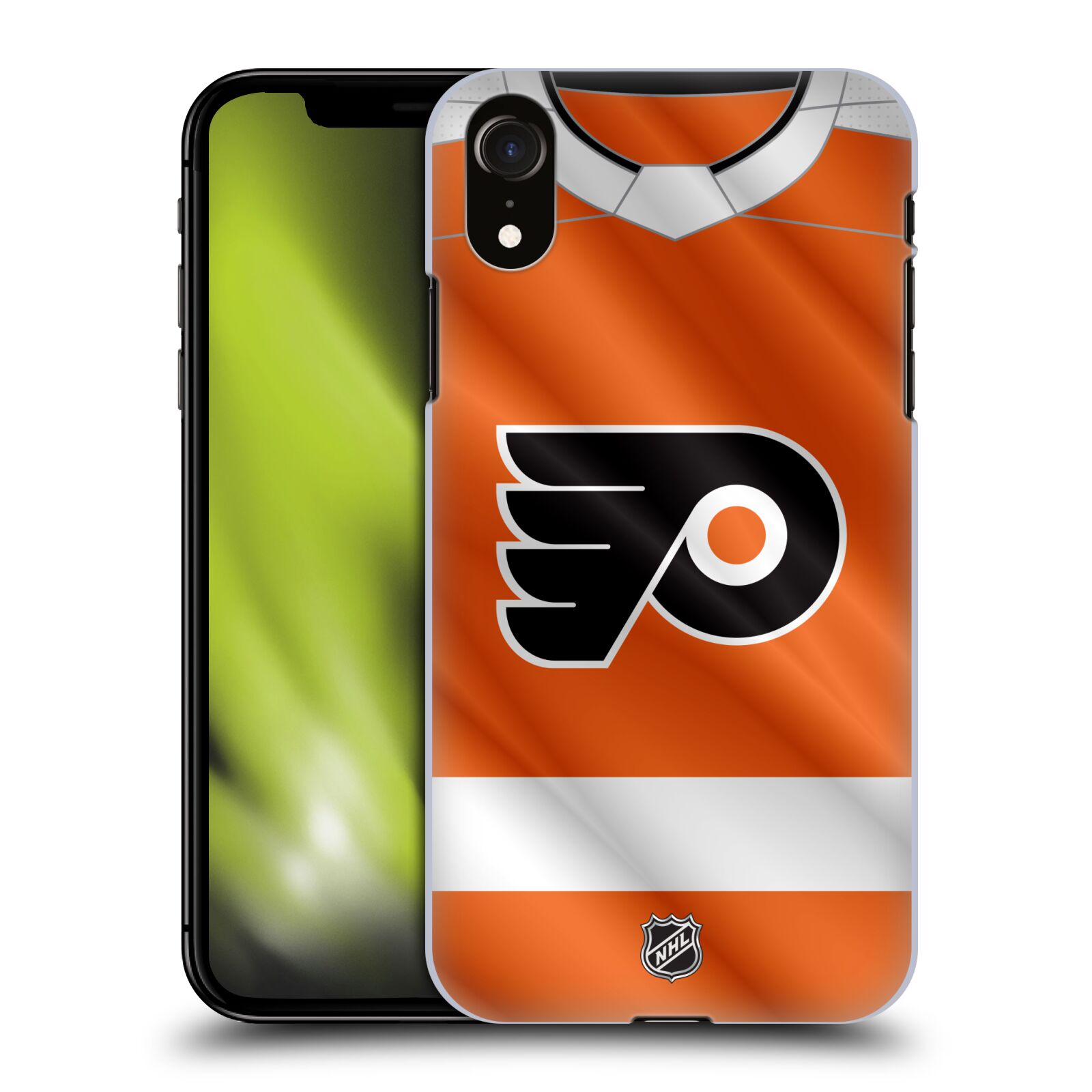 Pouzdro na mobil Apple Iphone XR - HEAD CASE - Hokej NHL - Philadelphia Flyers - Dres