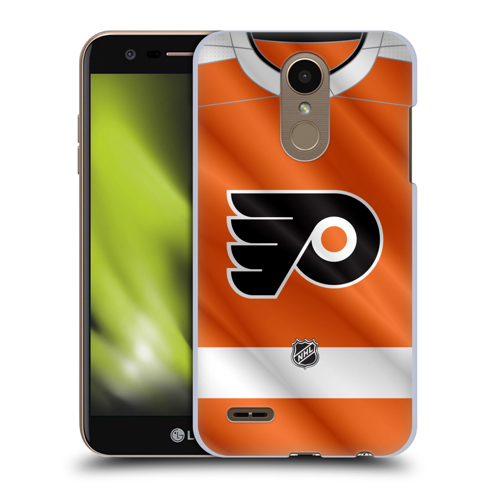 Pouzdro na mobil LG K10 2018 - HEAD CASE - Hokej NHL - Philadelphia Flyers - Dres