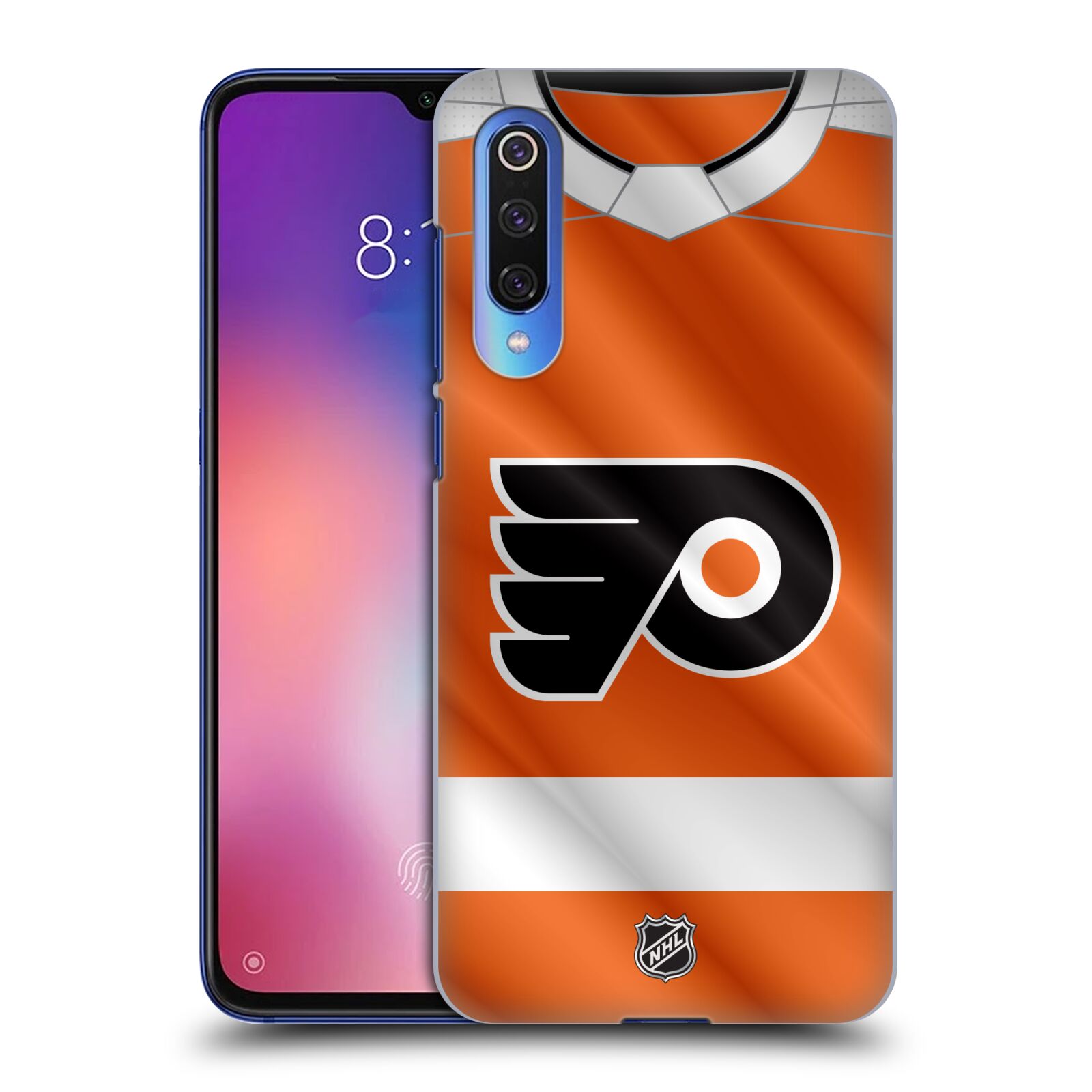 Pouzdro na mobil Xiaomi  Mi 9 SE - HEAD CASE - Hokej NHL - Philadelphia Flyers - Dres