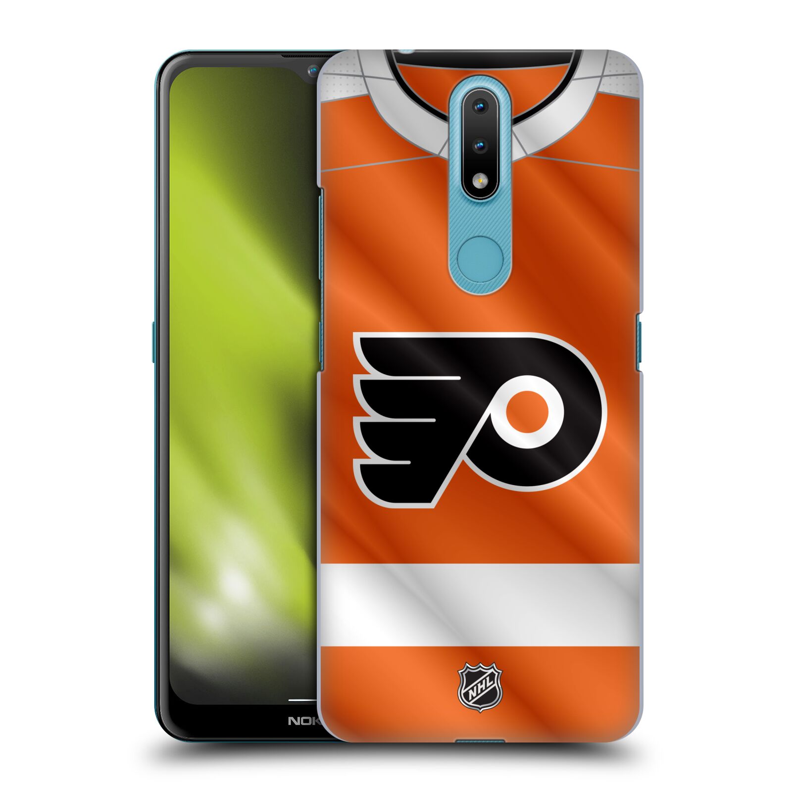 Pouzdro na mobil Nokia 2.4 - HEAD CASE - Hokej NHL - Philadelphia Flyers - Dres