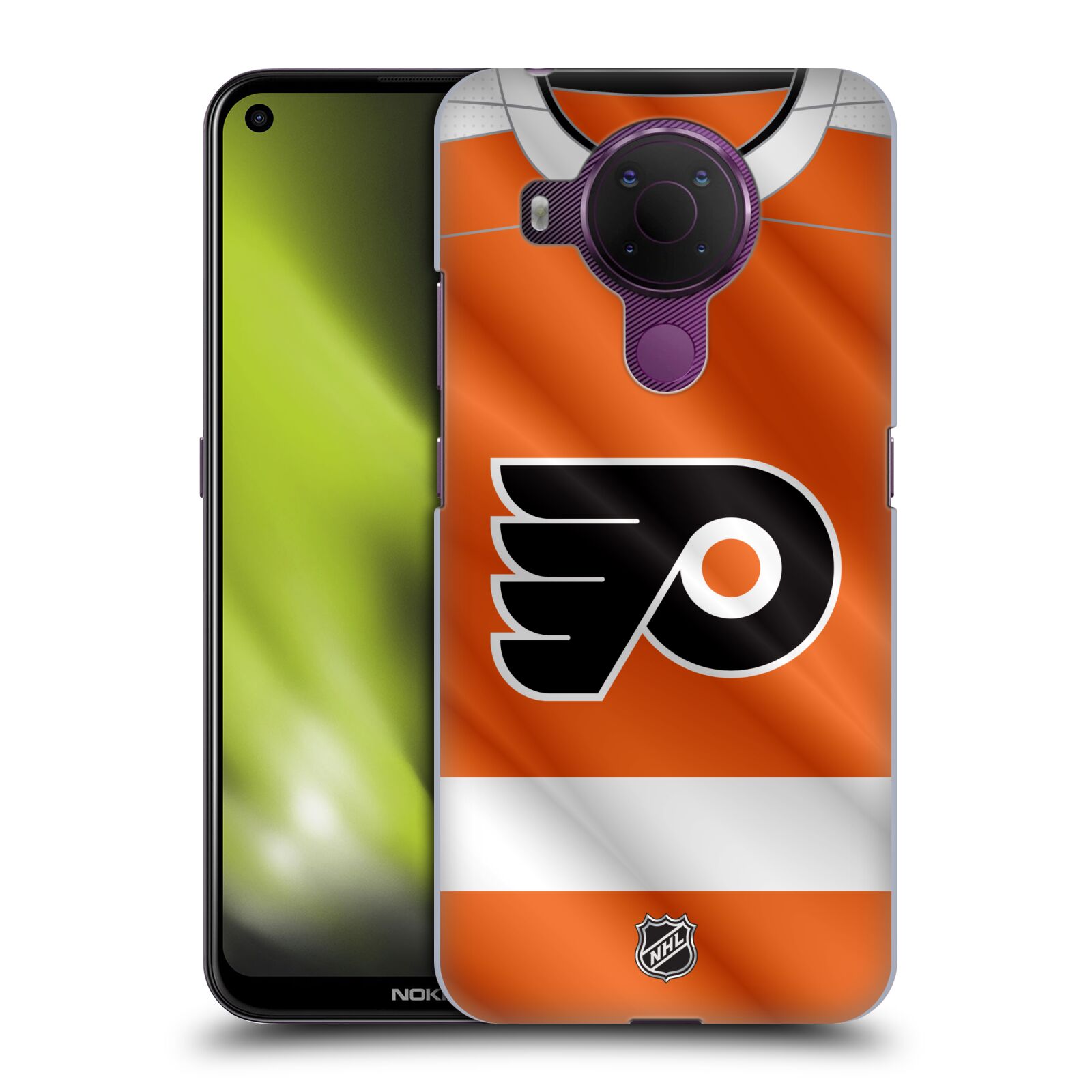 Pouzdro na mobil Nokia 5.4 - HEAD CASE - Hokej NHL - Philadelphia Flyers - Dres