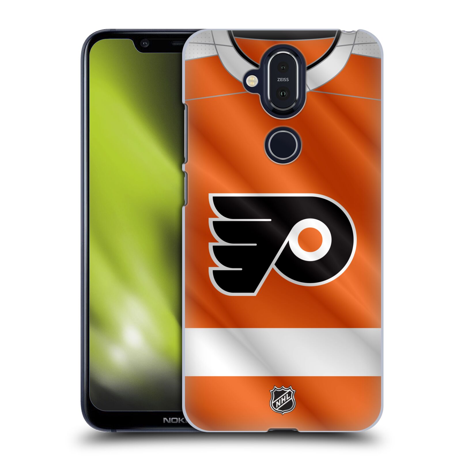 Pouzdro na mobil NOKIA 8.1 - HEAD CASE - Hokej NHL - Philadelphia Flyers - Dres