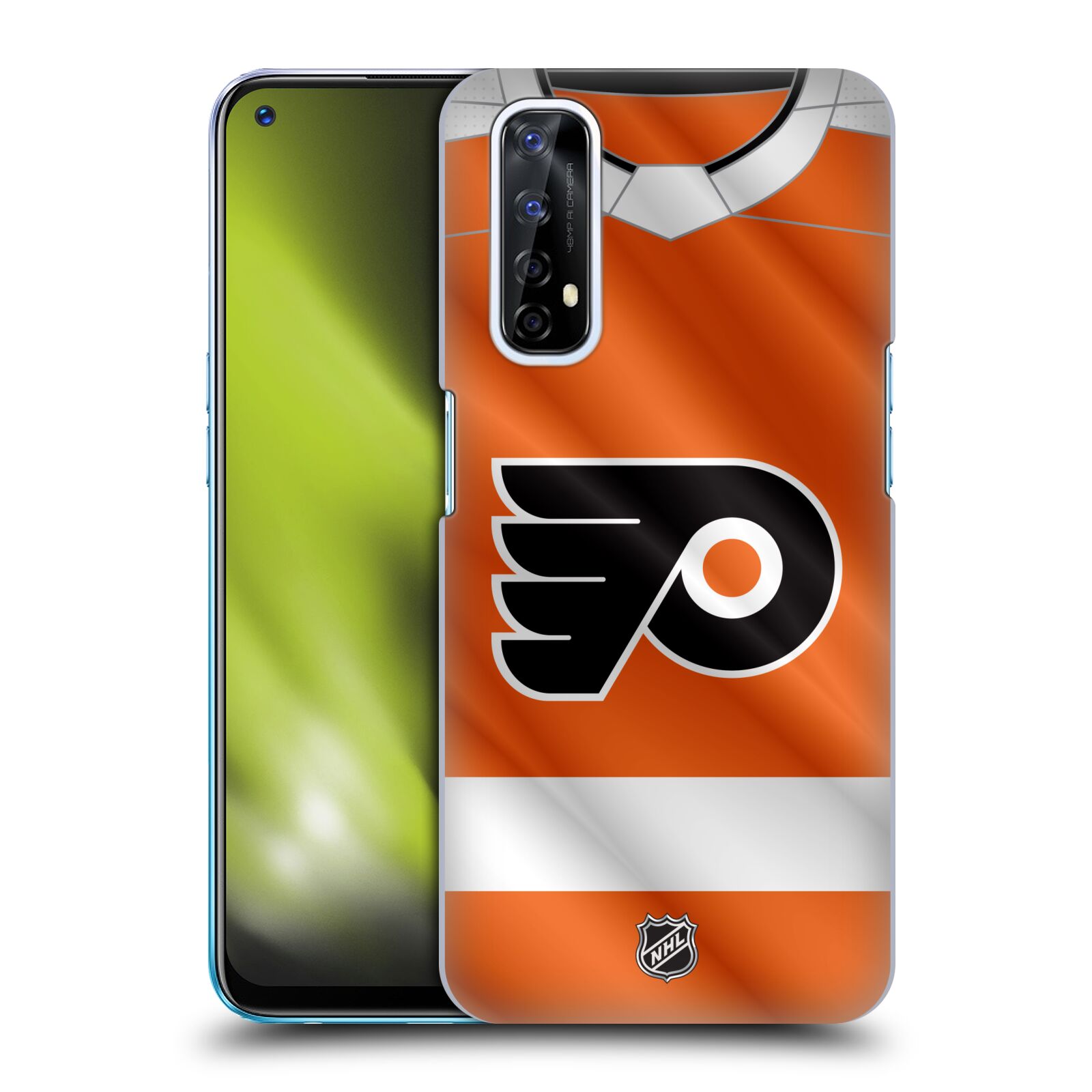 Pouzdro na mobil Realme 7 - HEAD CASE - Hokej NHL - Philadelphia Flyers - Dres