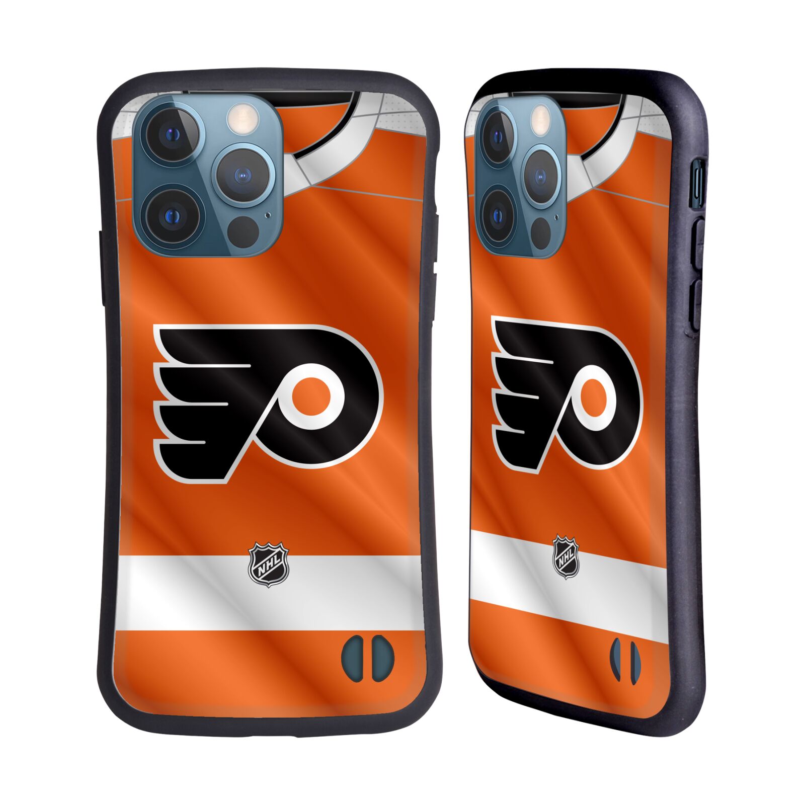 Obal na mobil Apple iPhone 13 PRO - HEAD CASE - NHL - Philadelphia Flyers dres znak