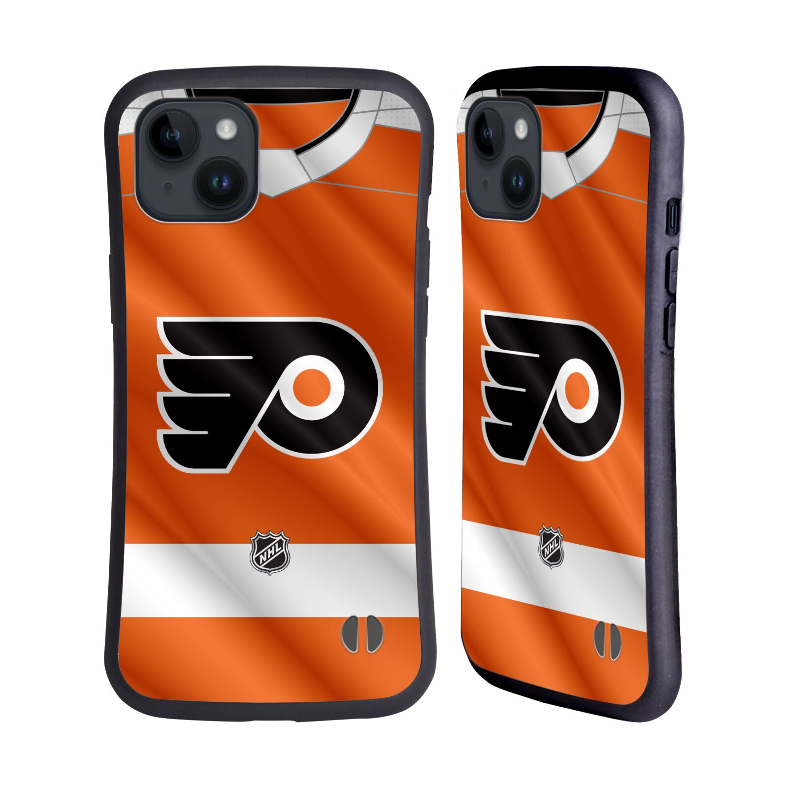 Obal na mobil Apple iPhone 15 PLUS - HEAD CASE - NHL - Philadelphia Flyers dres znak