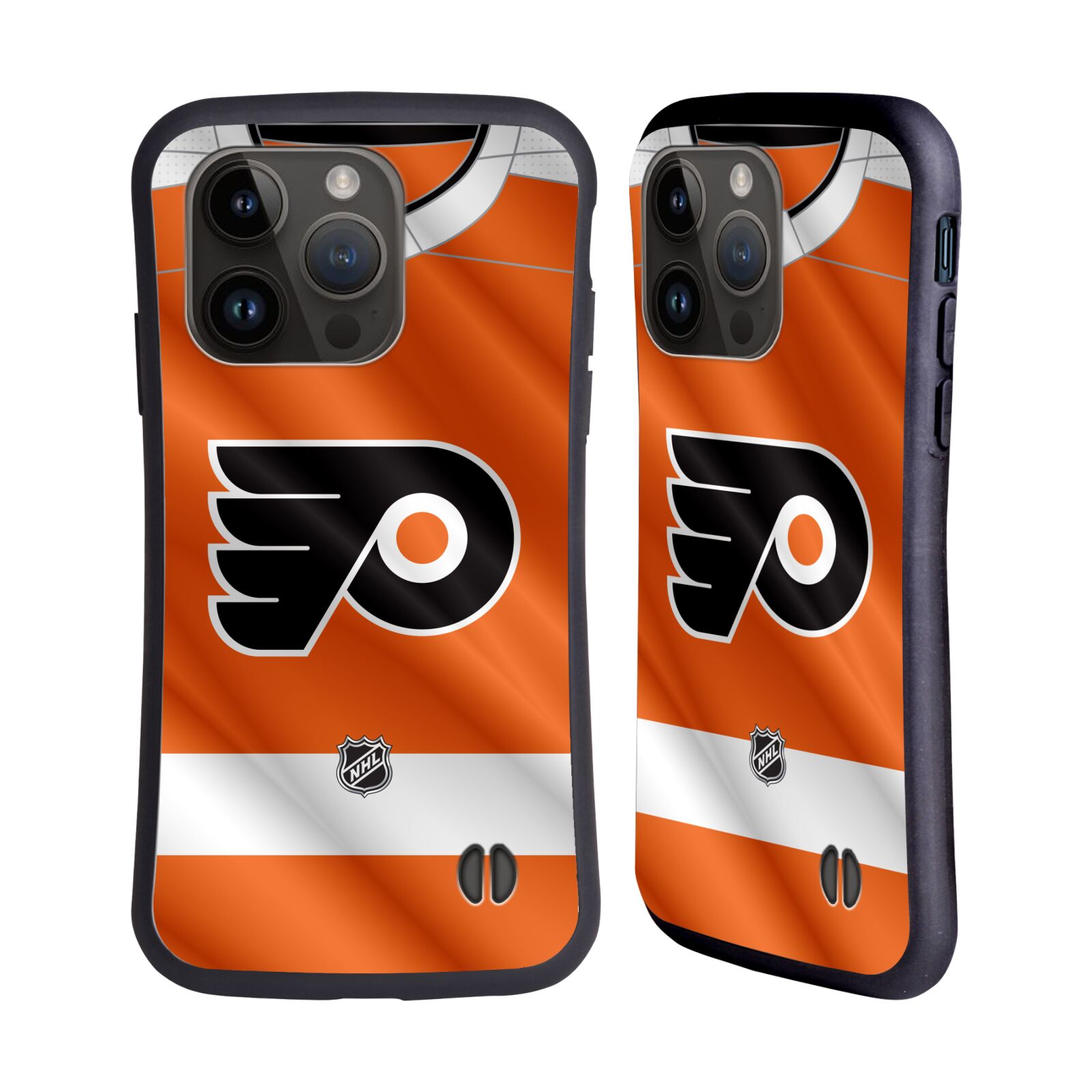 Obal na mobil Apple iPhone 15 PRO - HEAD CASE - NHL - Philadelphia Flyers dres znak
