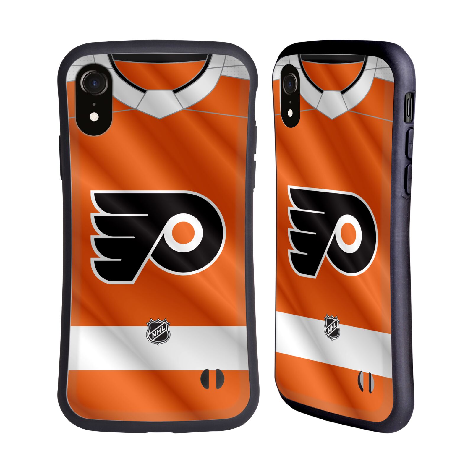 Obal na mobil Apple iPhone XR - HEAD CASE - NHL - Philadelphia Flyers dres znak