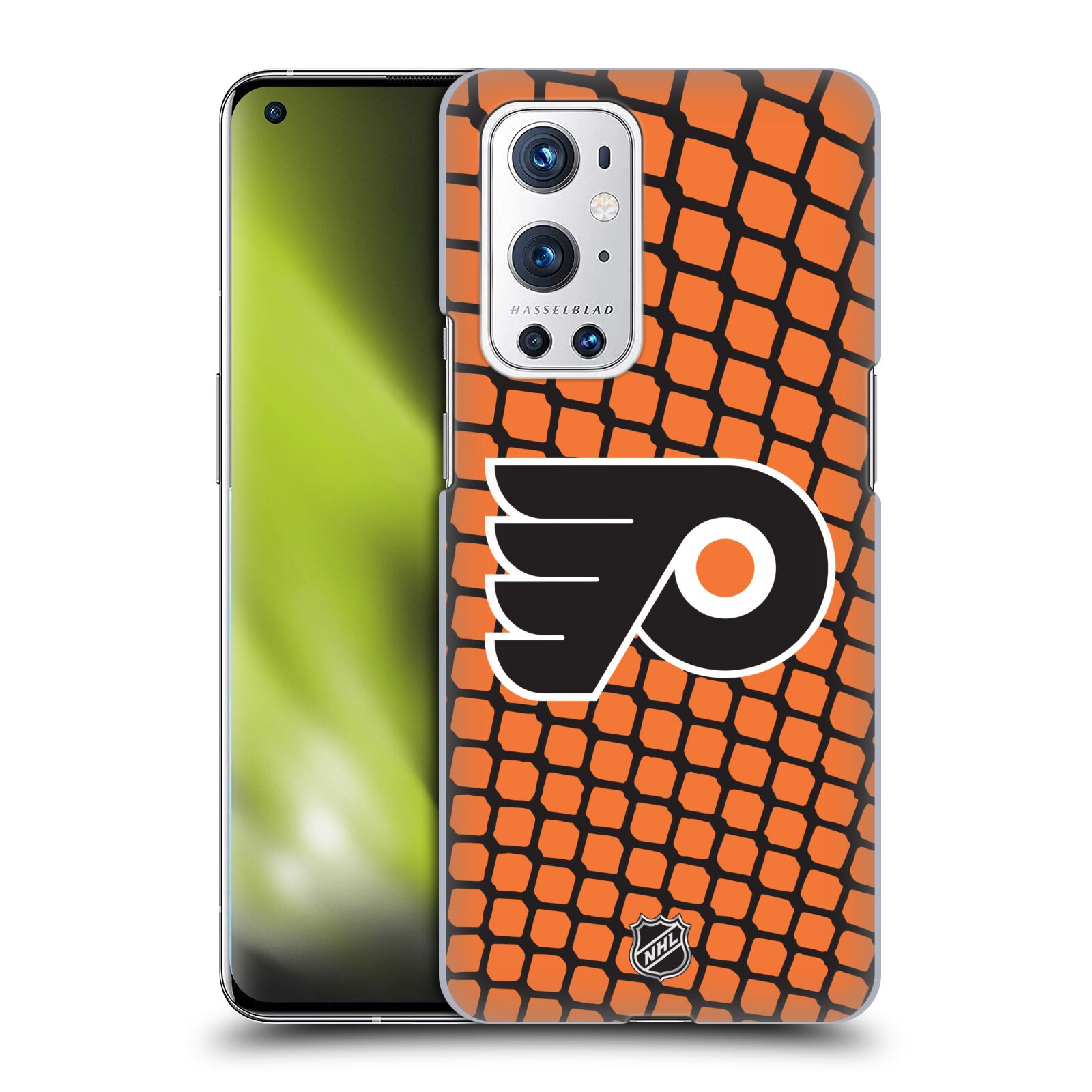 Pouzdro na mobil OnePlus 9 PRO - HEAD CASE - Hokej NHL - Philadelphia Flyers - Znak v brance