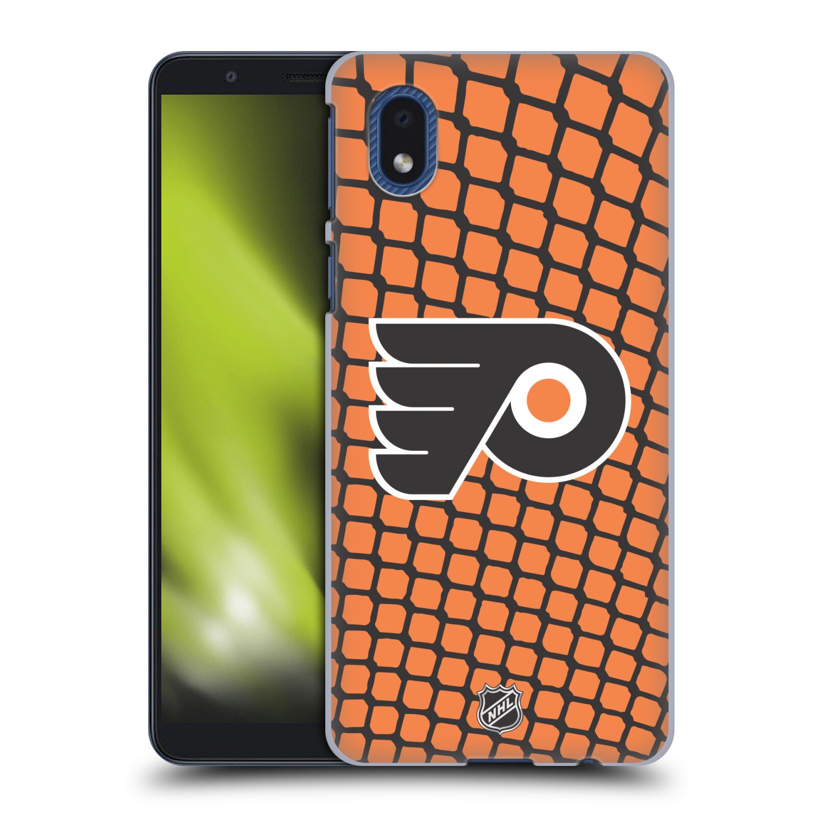 Pouzdro na mobil Samsung Galaxy A01 CORE - HEAD CASE - Hokej NHL - Philadelphia Flyers - Znak v brance