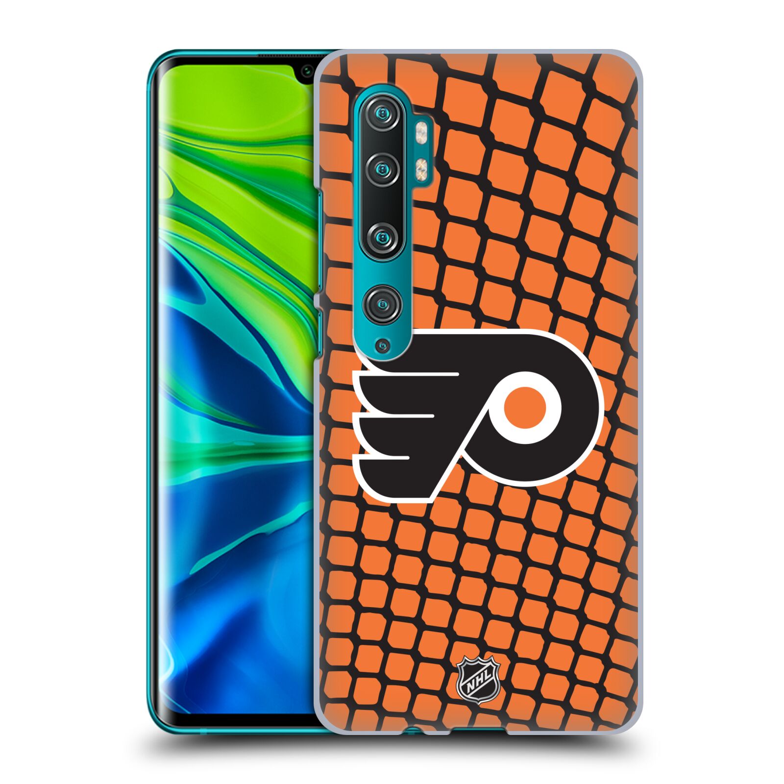 Pouzdro na mobil Xiaomi Mi Note 10 / Mi Note 10 Pro - HEAD CASE - Hokej NHL - Philadelphia Flyers - Znak v brance