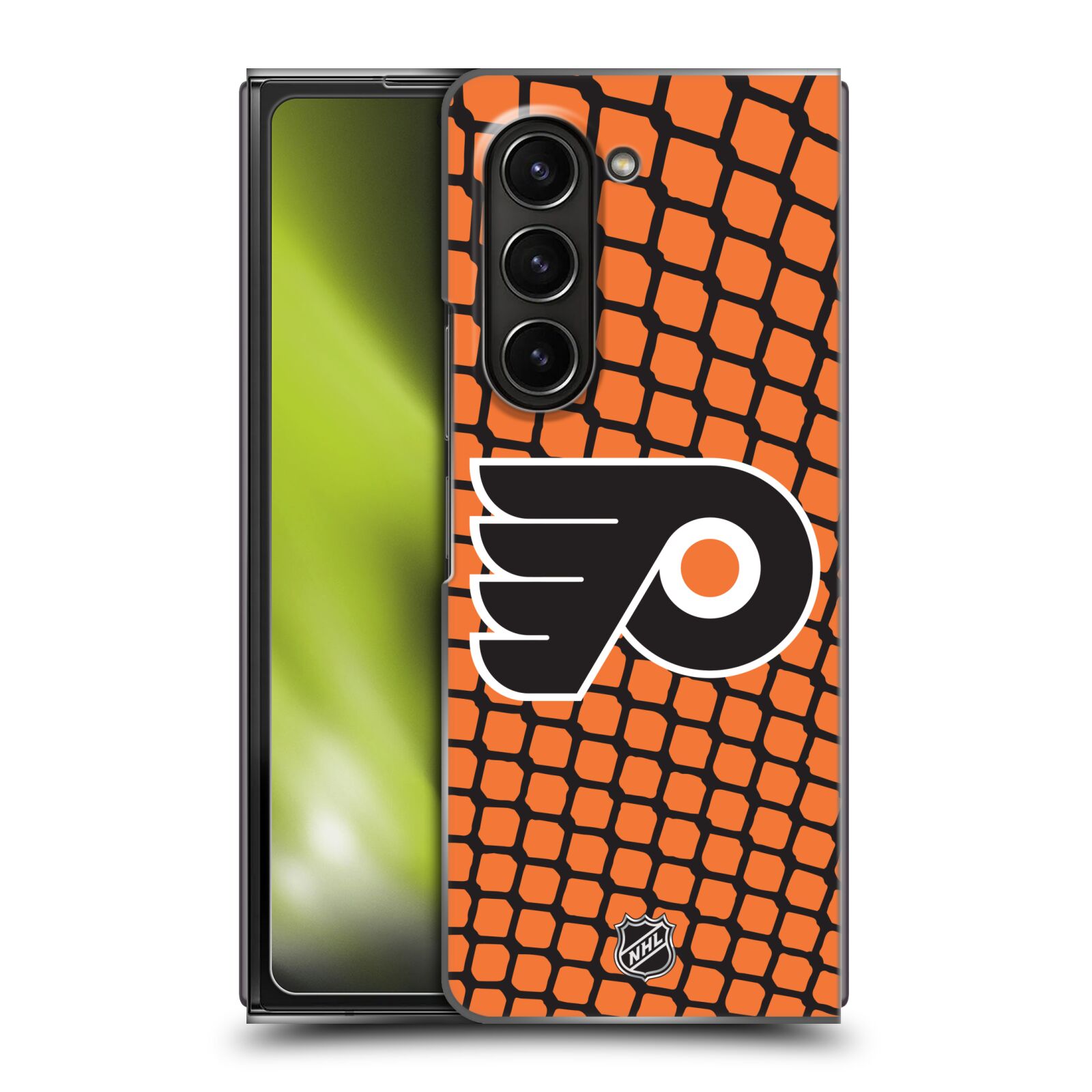 Plastový obal HEAD CASE na mobil Samsung Galaxy Z Fold 5  Hokej NHL - Philadelphia Flyers - Znak v brance