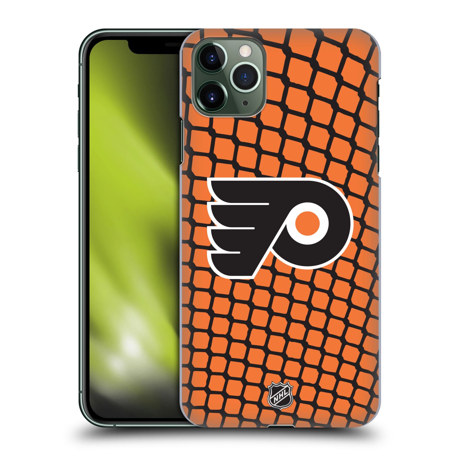 Pouzdro na mobil Apple Iphone 11 PRO MAX - HEAD CASE - Hokej NHL - Philadelphia Flyers - Znak v brance