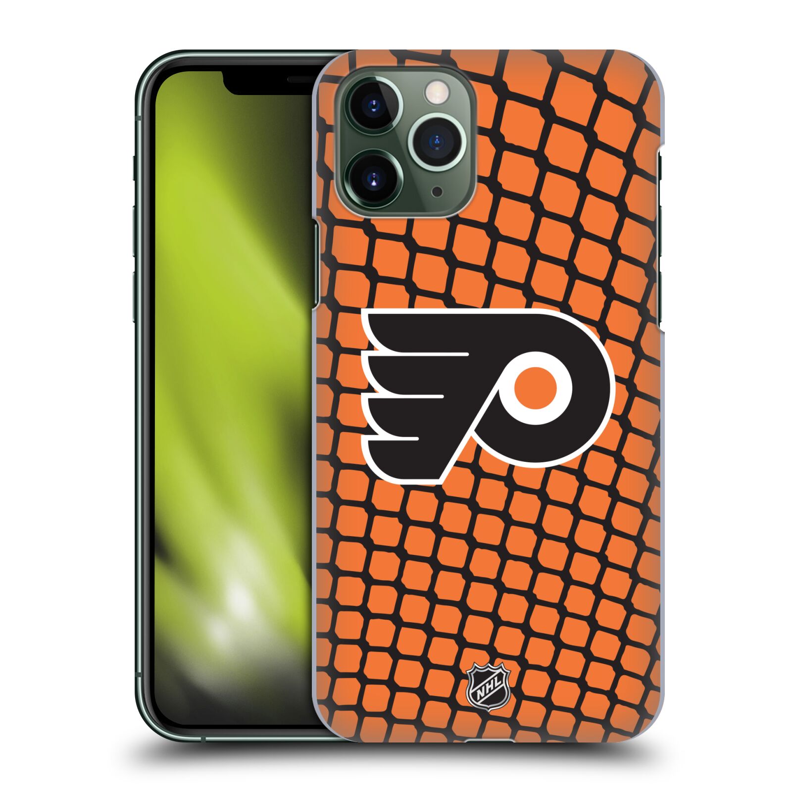 Pouzdro na mobil Apple Iphone 11 PRO - HEAD CASE - Hokej NHL - Philadelphia Flyers - Znak v brance