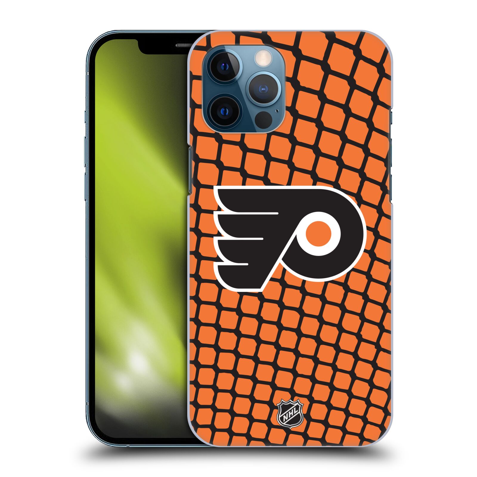 Pouzdro na mobil Apple Iphone 12 PRO MAX - HEAD CASE - Hokej NHL - Philadelphia Flyers - Znak v brance