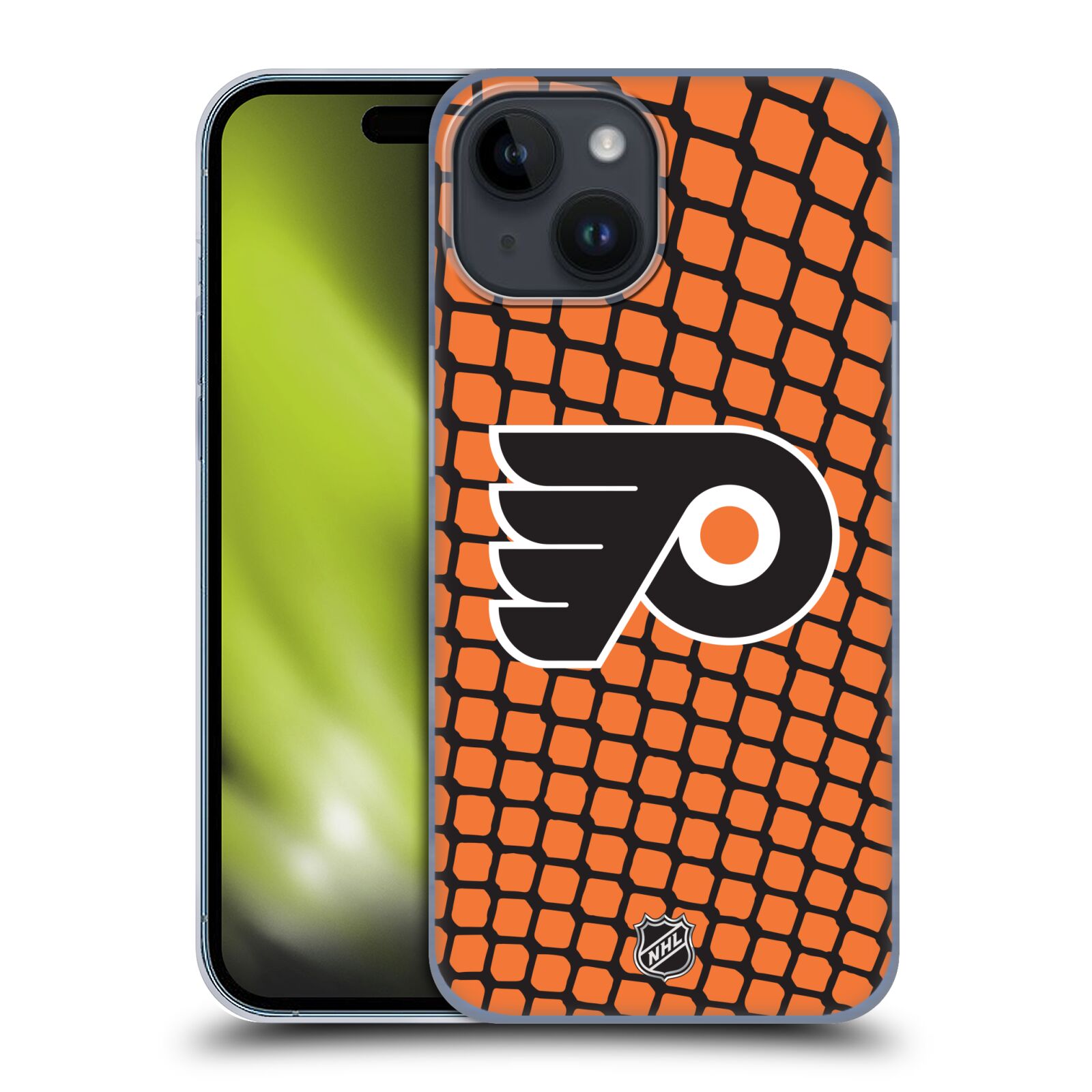 Plastový obal HEAD CASE na mobil Apple Iphone 15  Hokej NHL - Philadelphia Flyers - Znak v brance